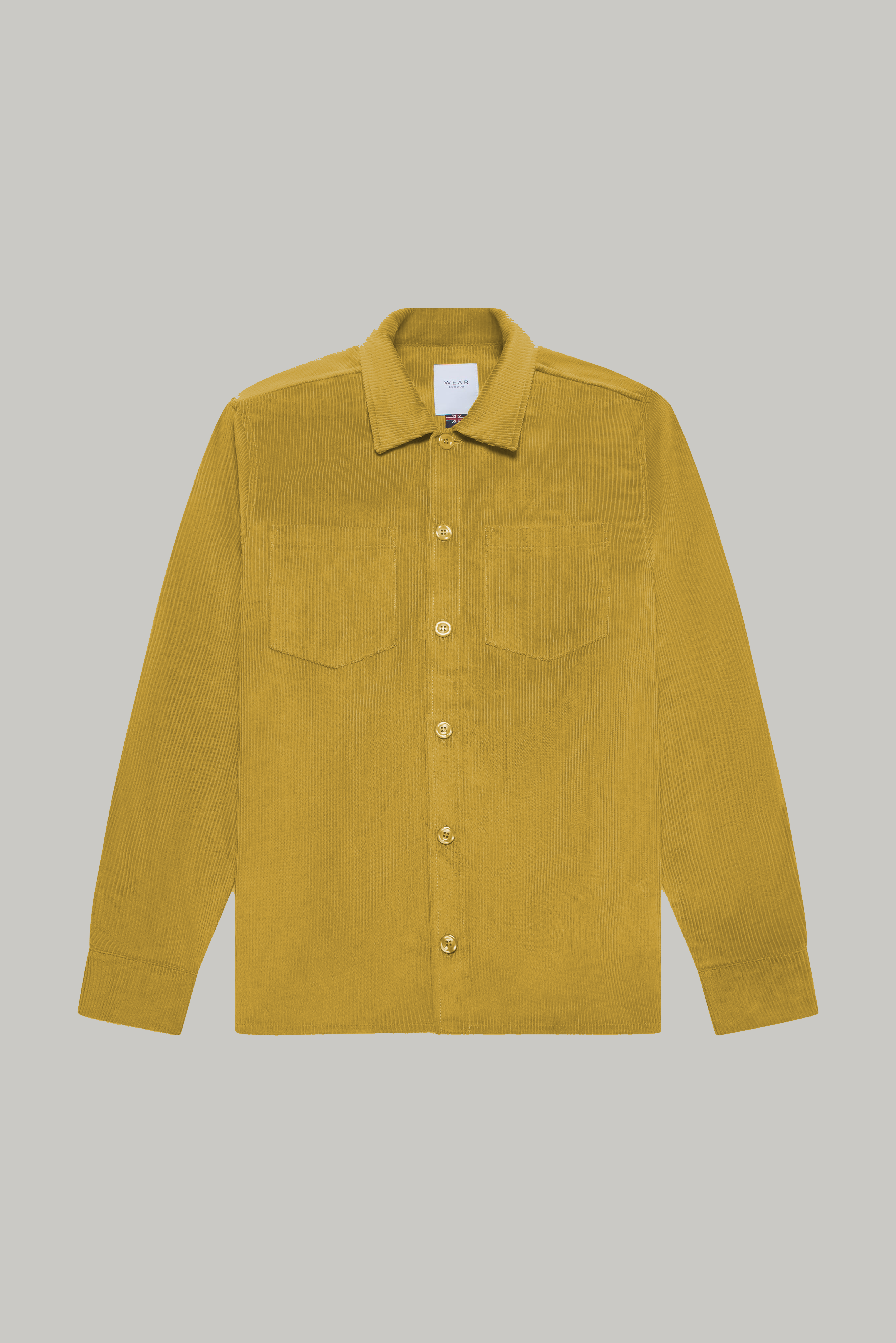 Bart Corduroy Overshirt - Gold - Wear London