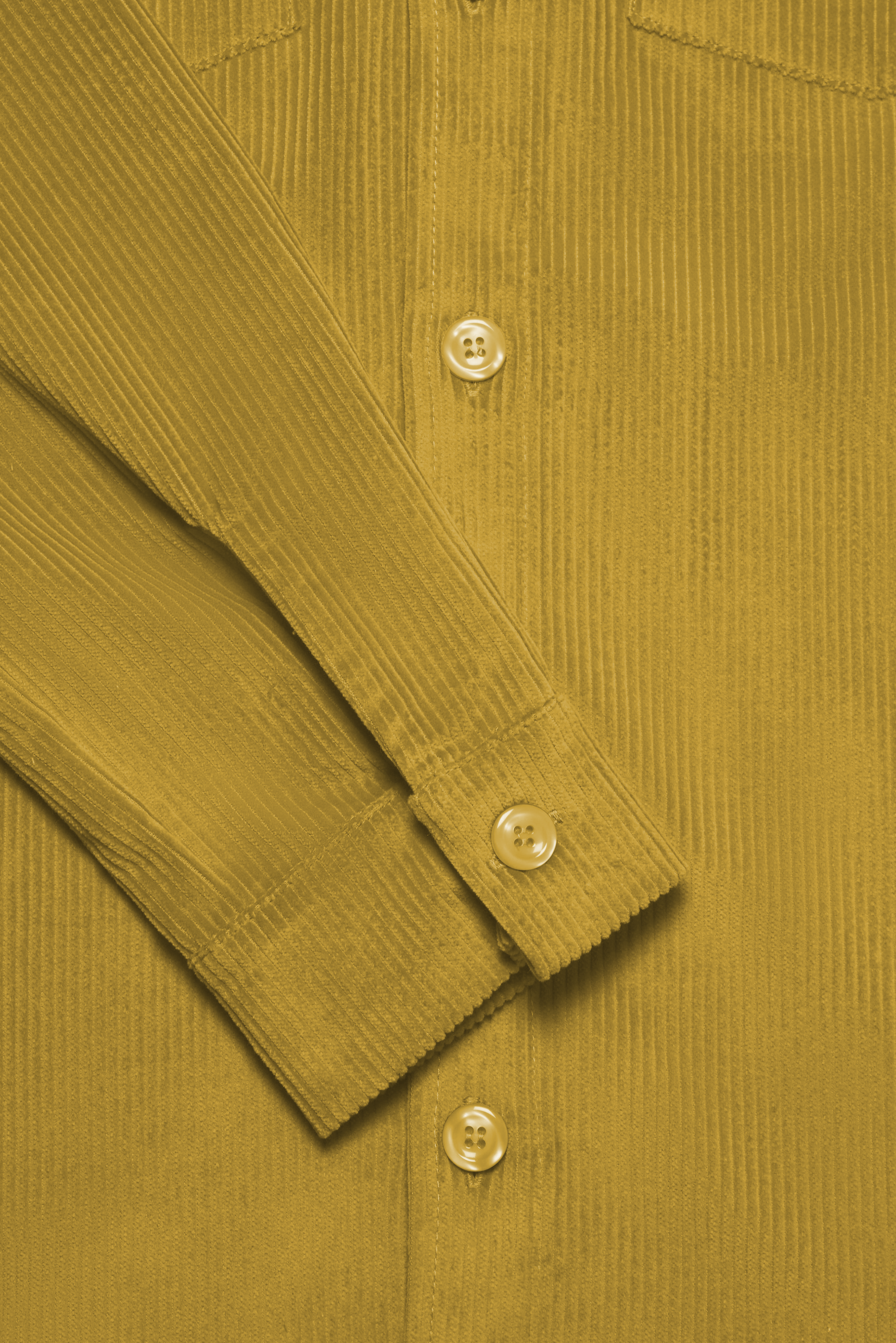 Bart Corduroy Overshirt - Gold - Wear London