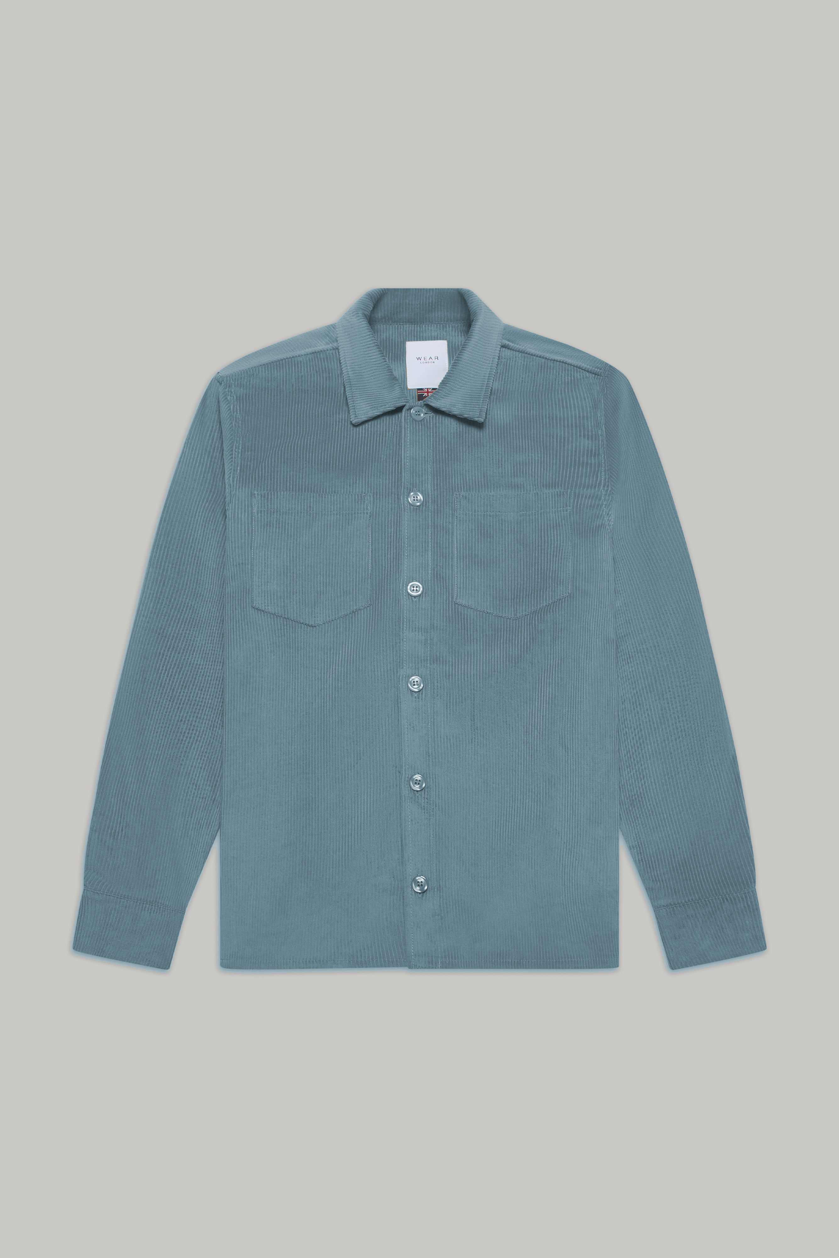Bart Corduroy Overshirt - Blue - Wear London