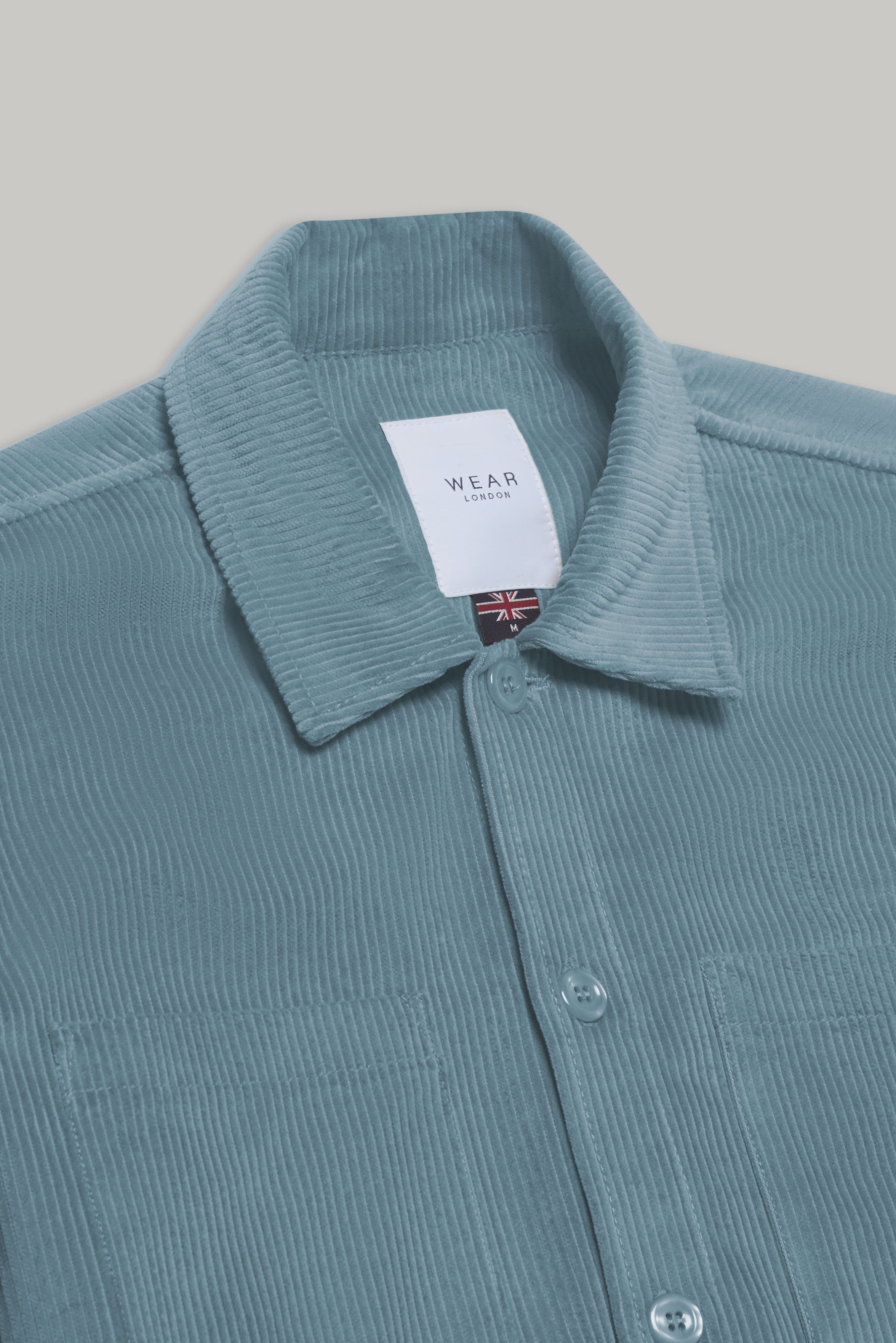 Bart Corduroy Overshirt - Blue - Wear London