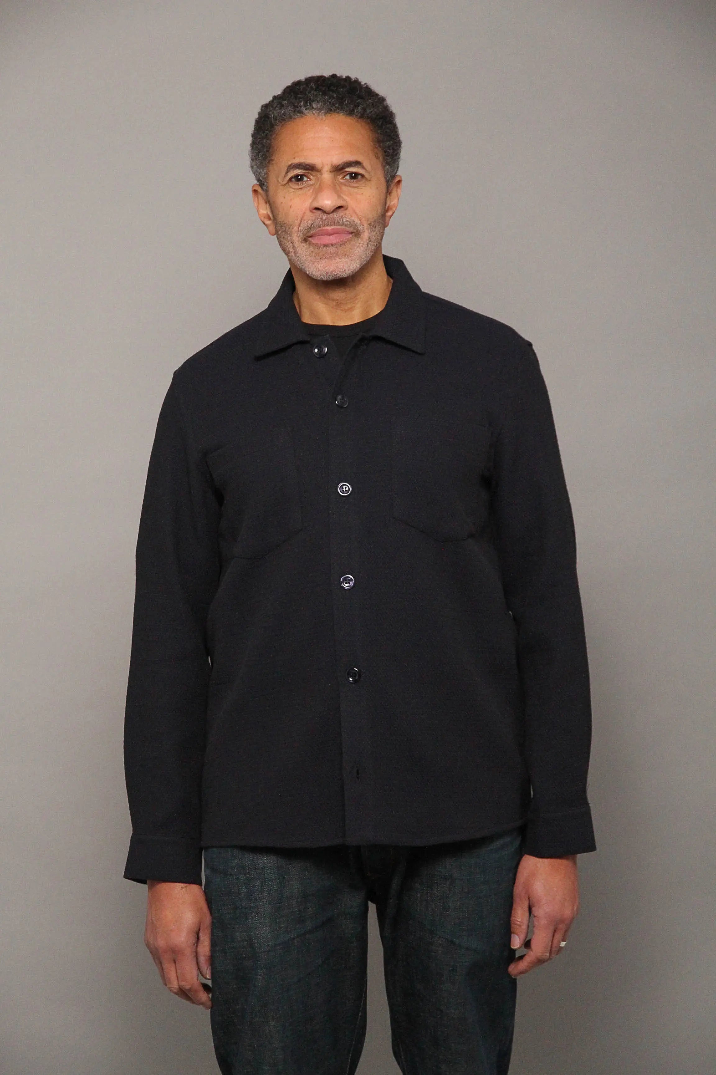 Bart Long Sleeve Shirt - Navy Malta - Wear London