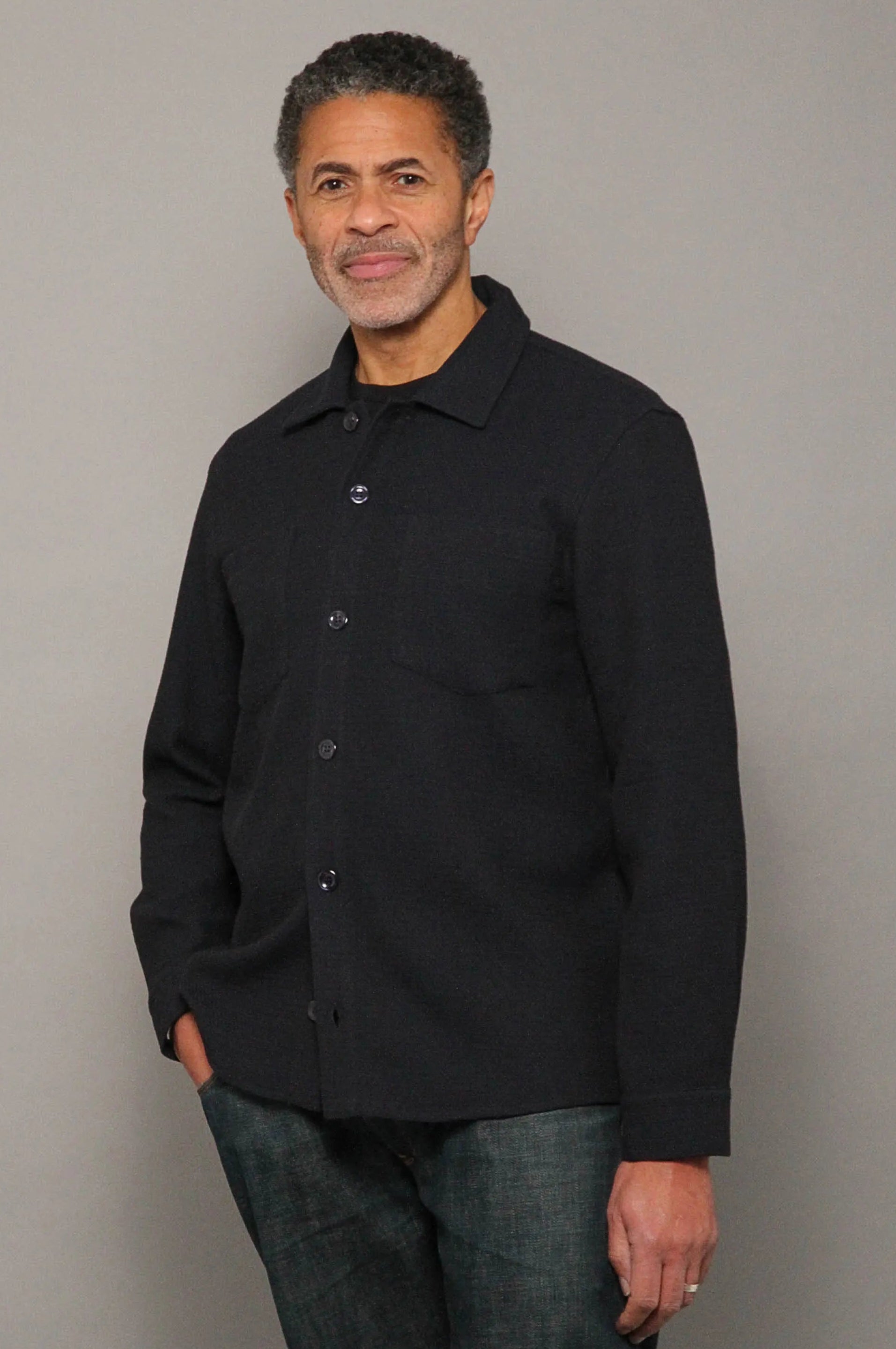 Bart Long Sleeve Shirt - Navy Malta - Wear London