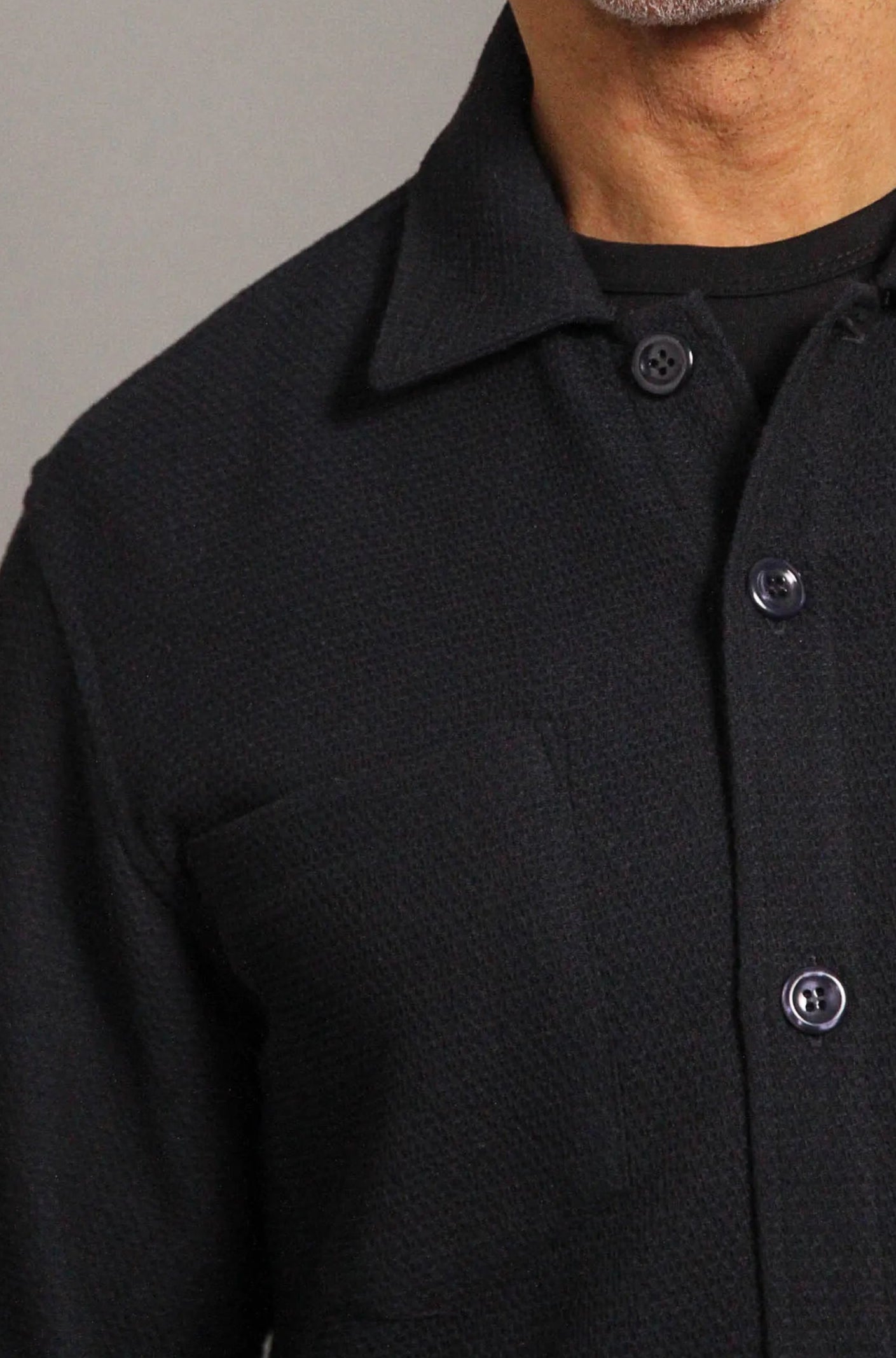Bart Long Sleeve Shirt - Navy Malta - Wear London
