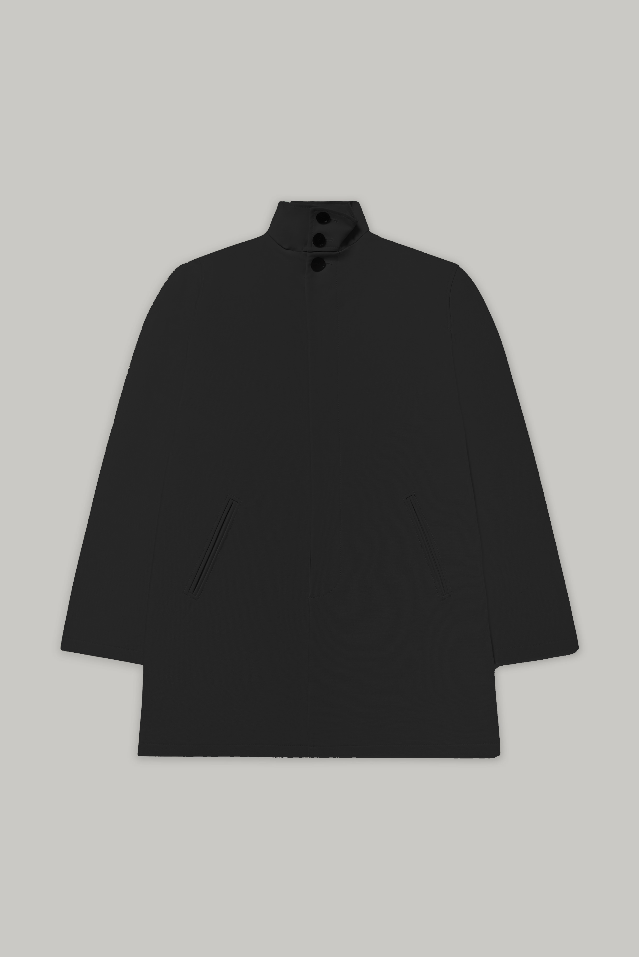 Finsbury Funnel Mac - Black Dx - Wear London