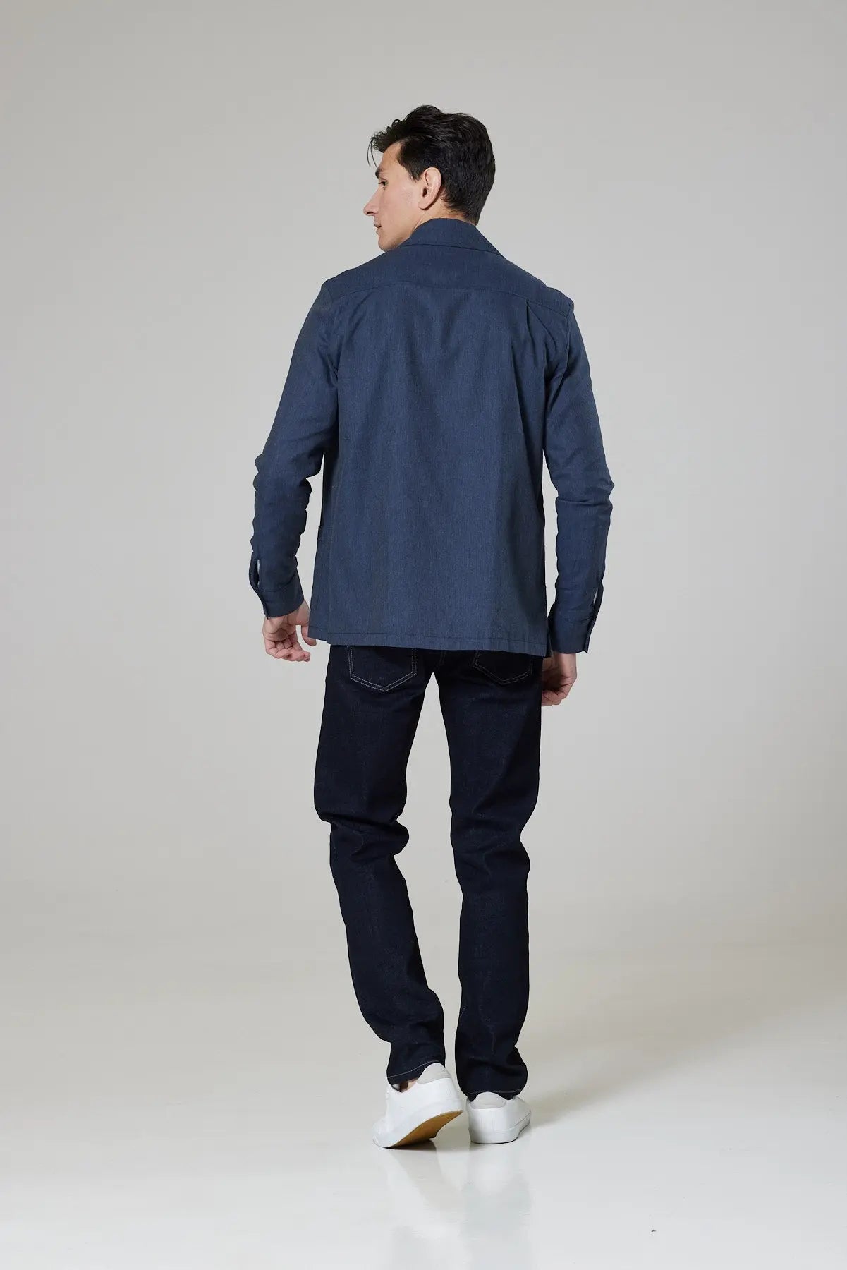 Chapman Shirt  - Navy Flannel - Wear London