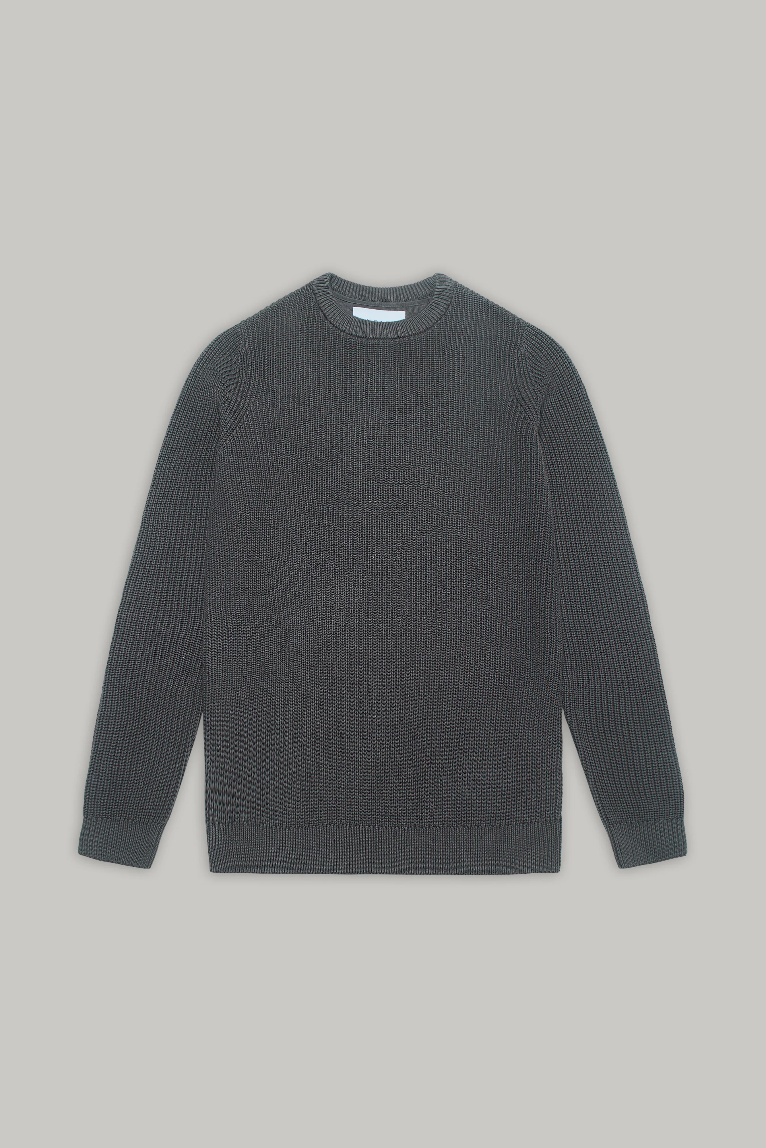 J Hailey Crew Knit - Charcoal - Wear London