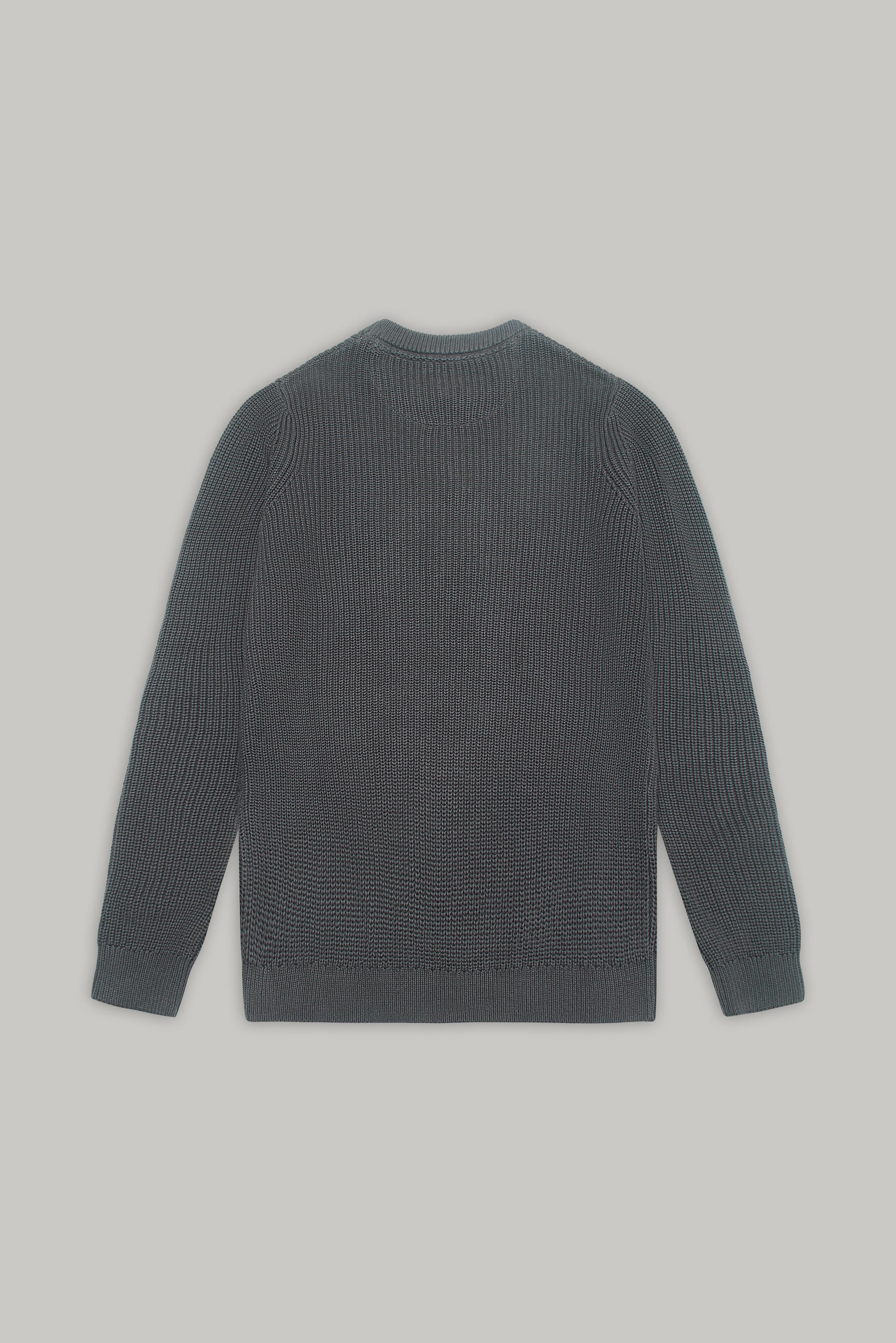 J Hailey Crew Knit - Charcoal - Wear London