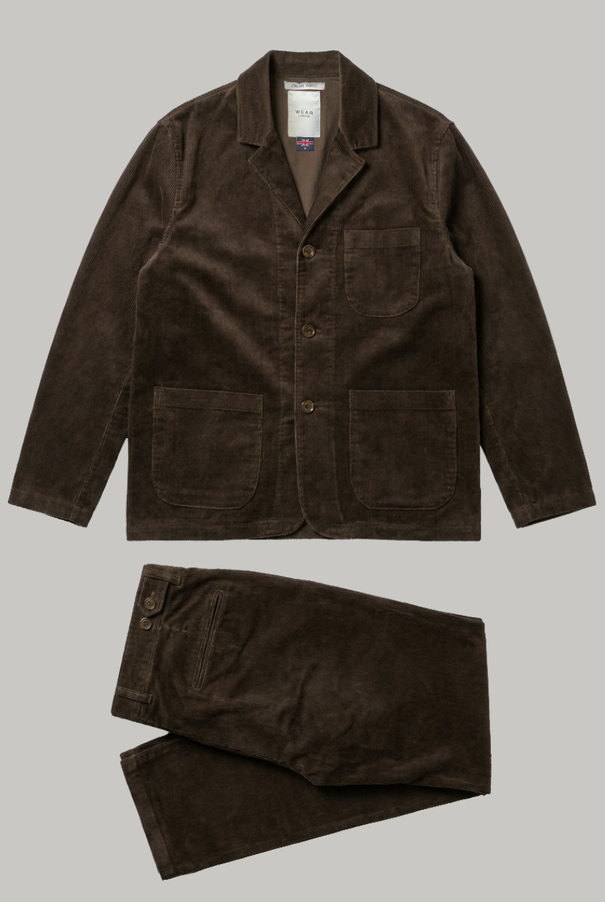 The Corduroy Suit - Chocolate - Wear London