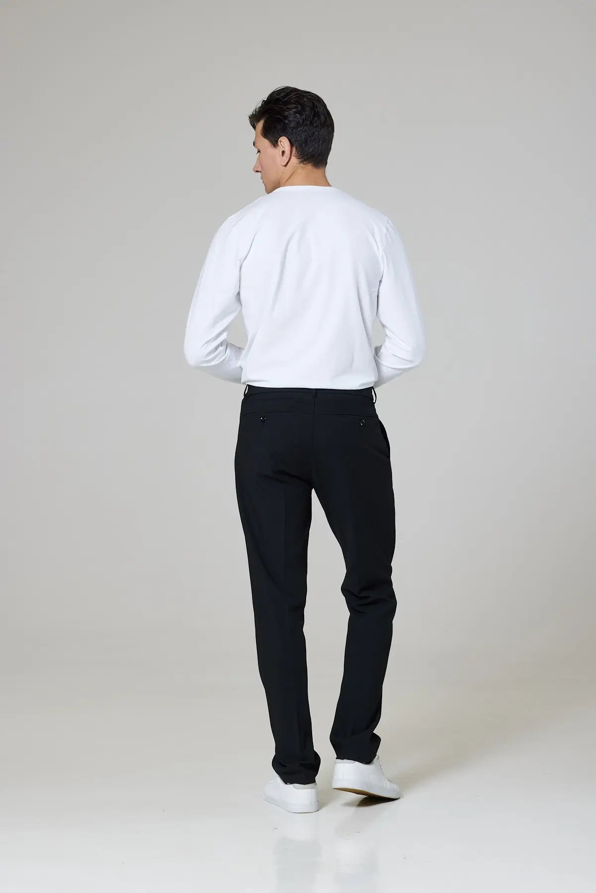 Clarke Bi Stretch Trouser - Black - Wear London