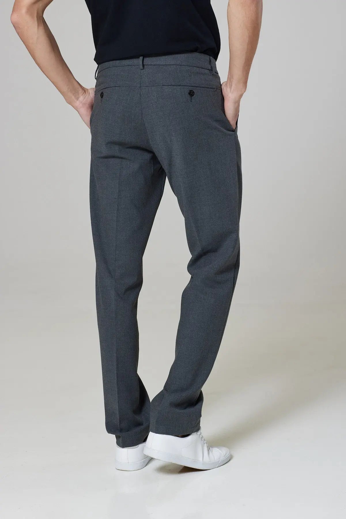 Clarke Bi Stretch Trouser - Grey - Wear London