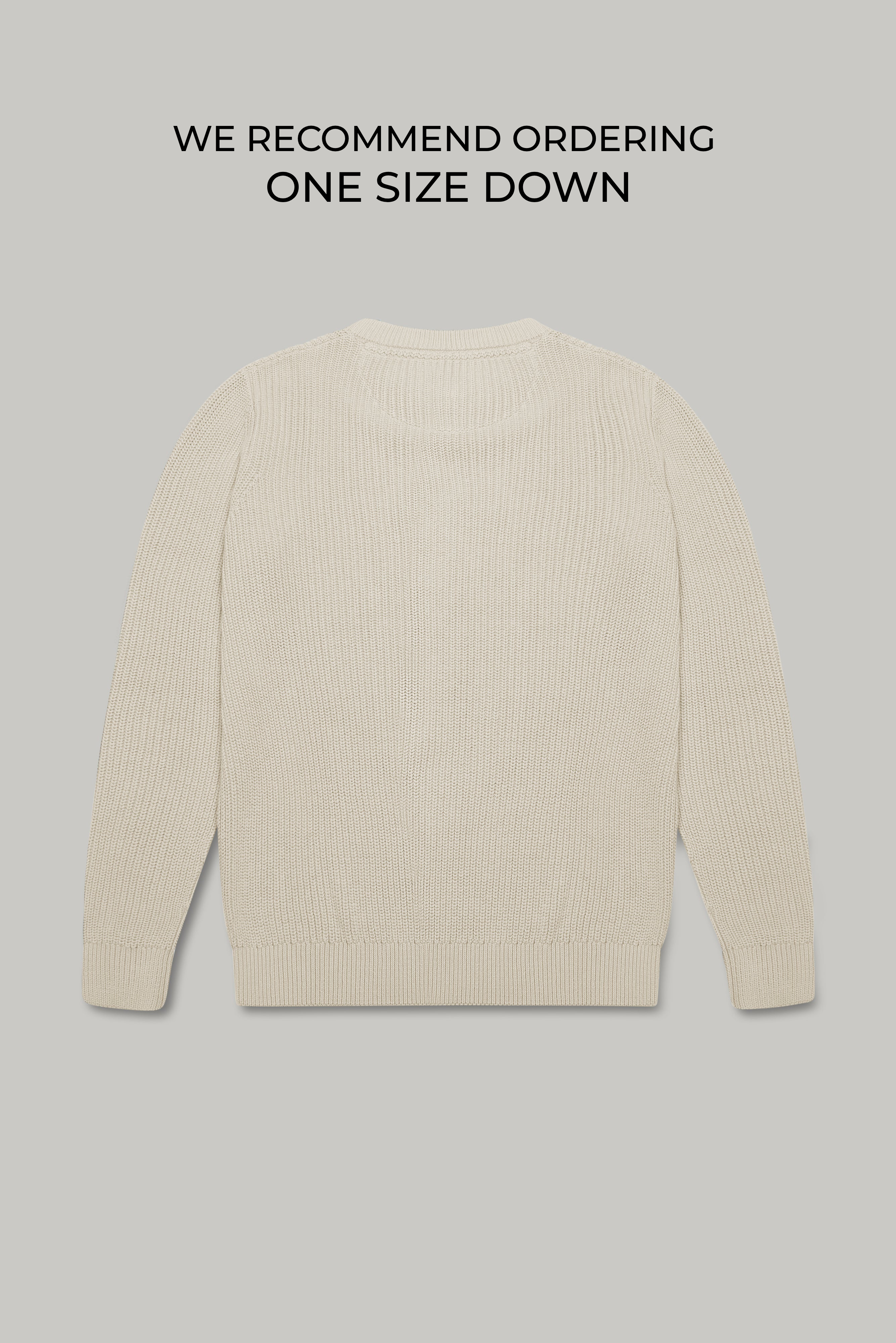 J Hailey Crew Knit - Putty - Wear London