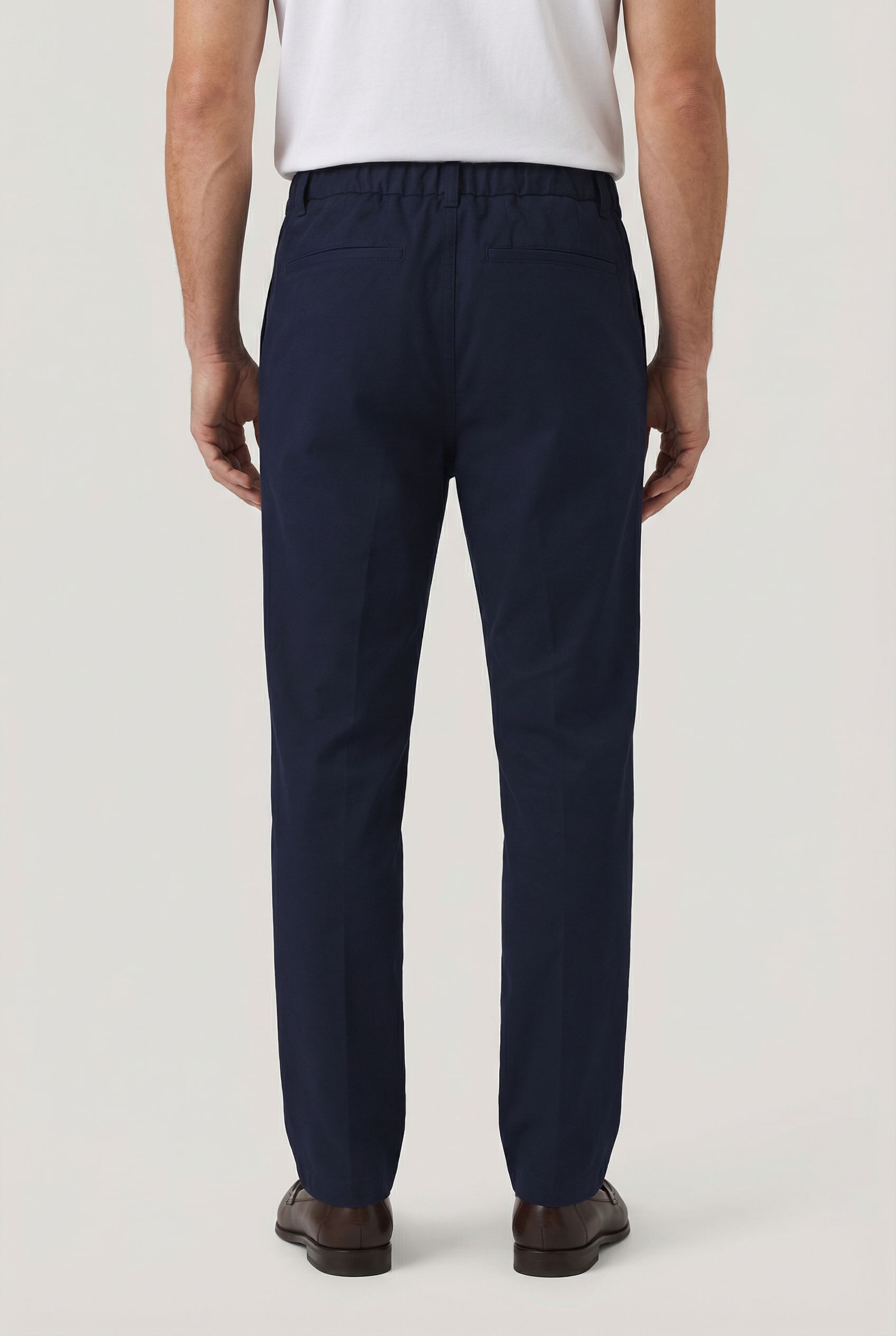 Crispin Chino Comfort Stretch - Navy - Wear London