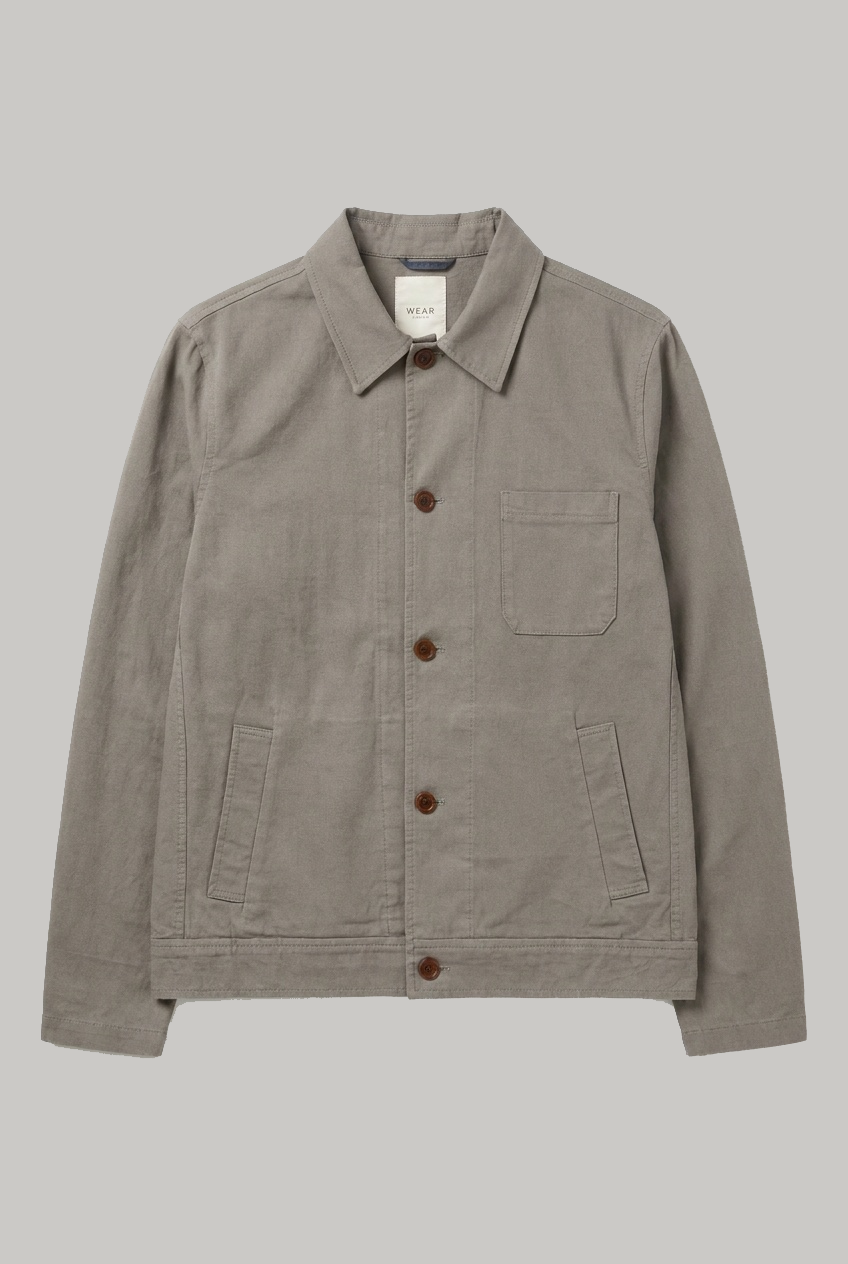 The Lutti Jacket - Stone Cotton Linen - Wear London