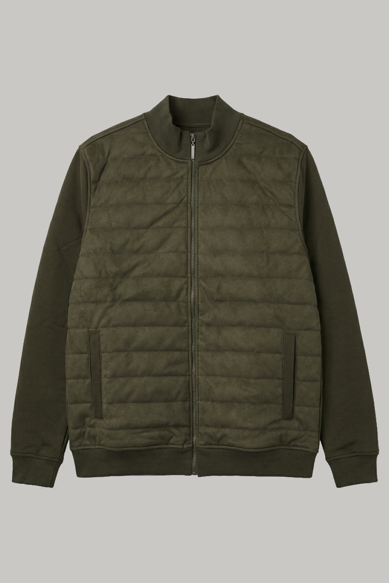 Kensington Quilted Jacket - Olive - Wear London