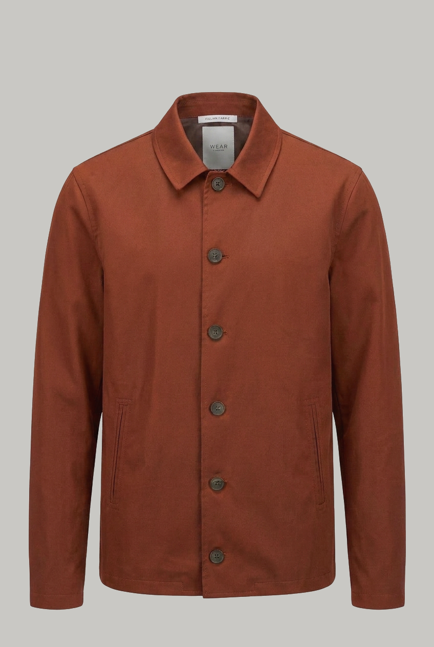 Sherratt Harrington Lined - Showerproof Burnt Orange - Wear London