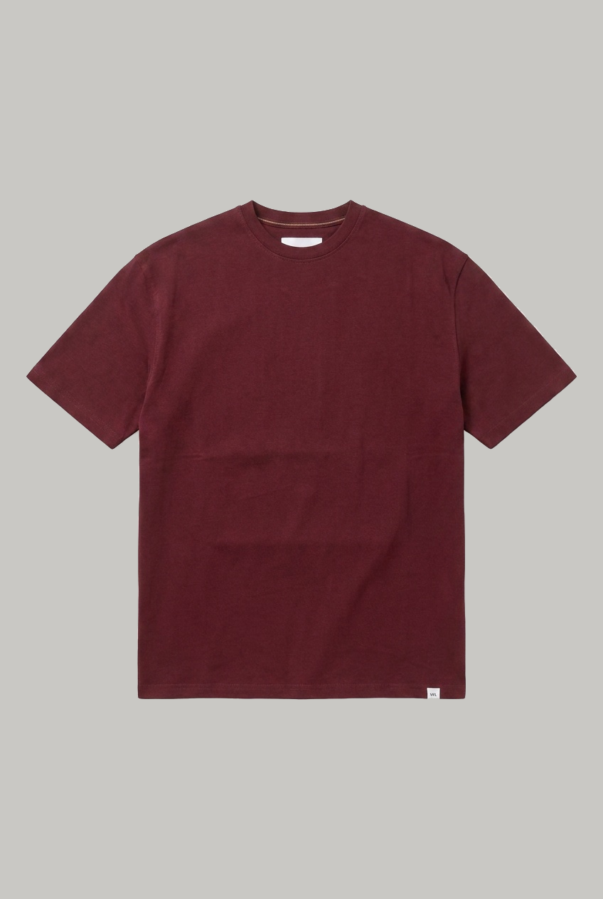 Shane - T shirt - Burgundy - Wear London