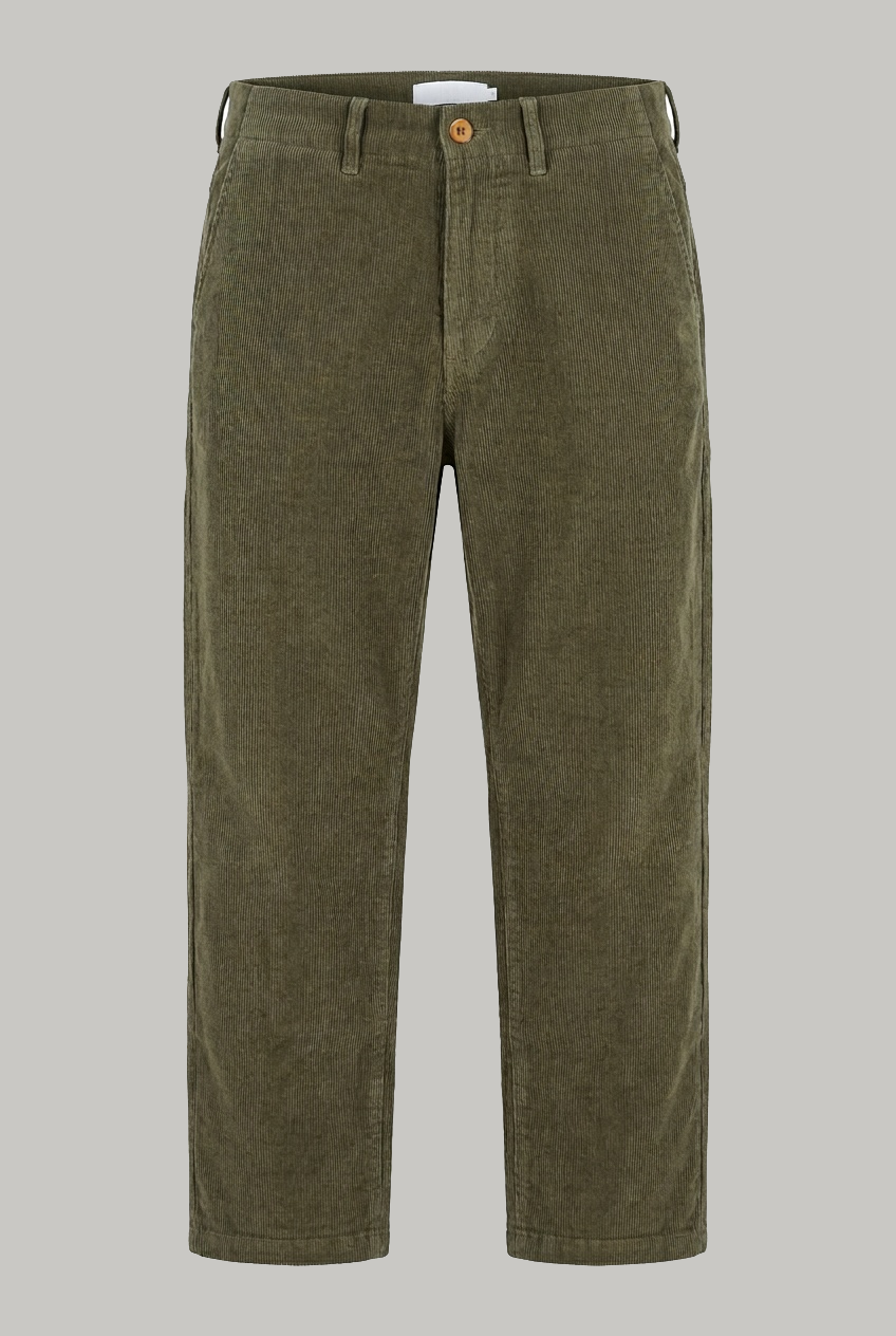 Wentworth Trouser - Olive Cord - Wear London