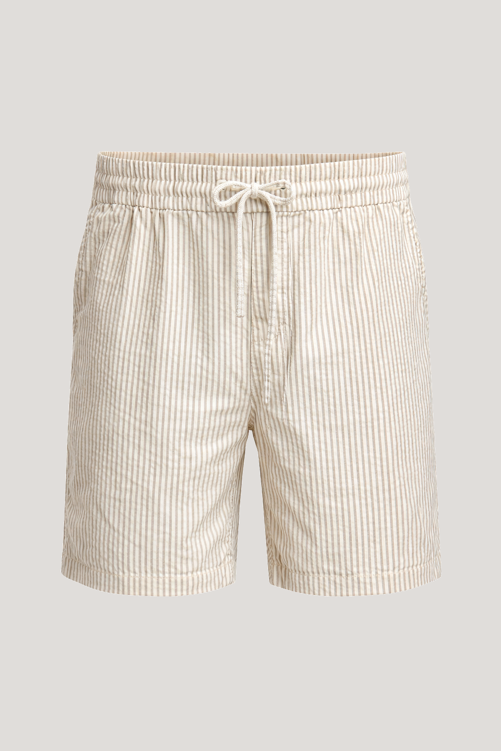 Hansen Shorts - Cappuccino Stripe - Wear London