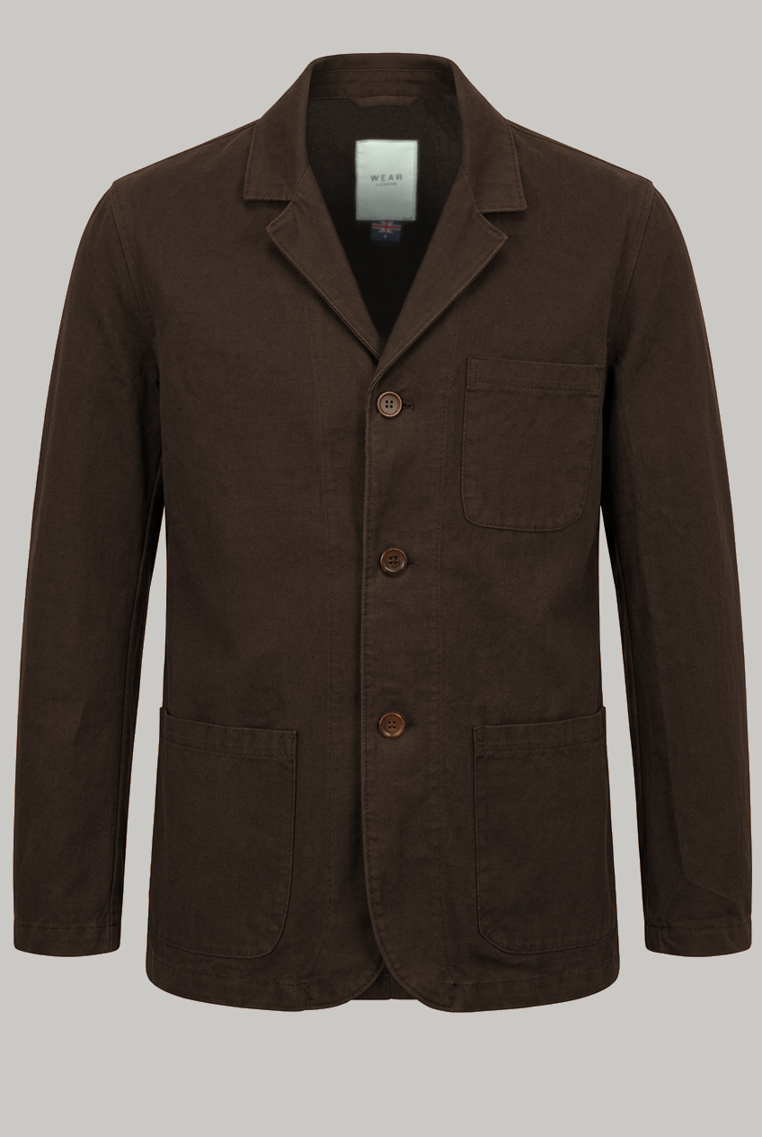 The Whitechapel - Cotton Linen Two Piece Suit - Chocolate - Wear London