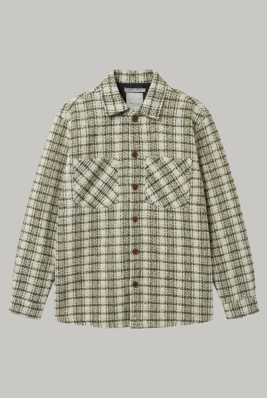 Bart Overshirt - Ecru Khaki - Wear London