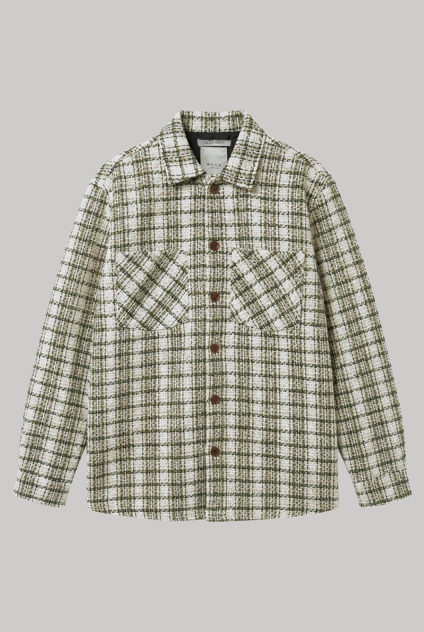 Bart Overshirt - Ecru Khaki - Wear London