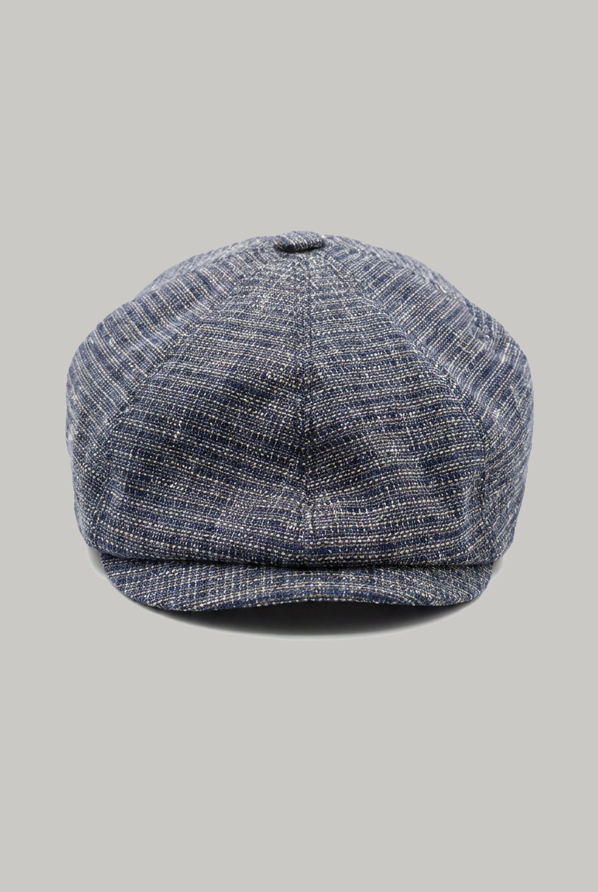 Baker Boy Hat - Navy Check - Wear London