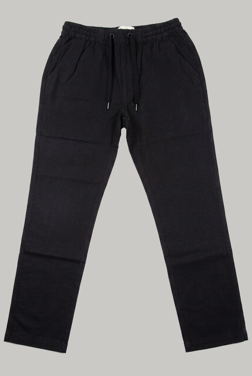 Simpson Crinkle Trouser - Black - Wear London