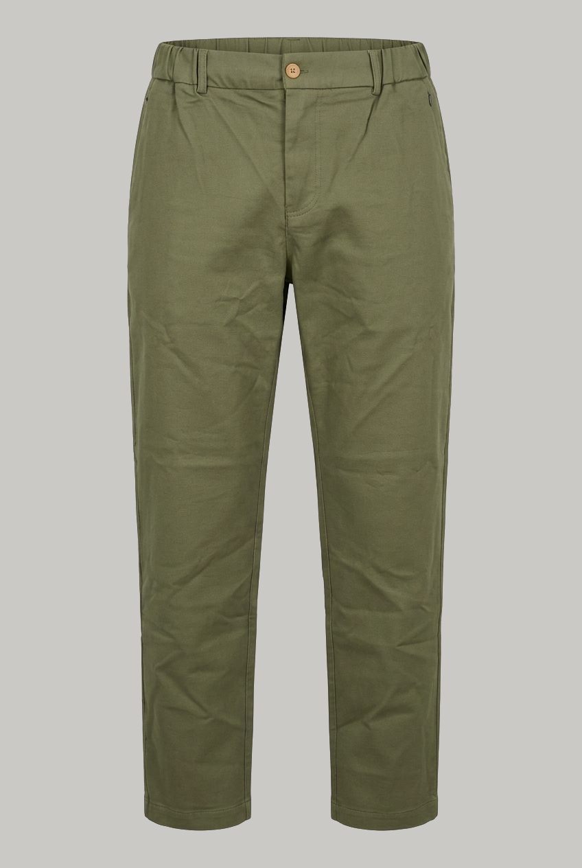 Newington Zip Pockets Joggers - Olive - Wear London