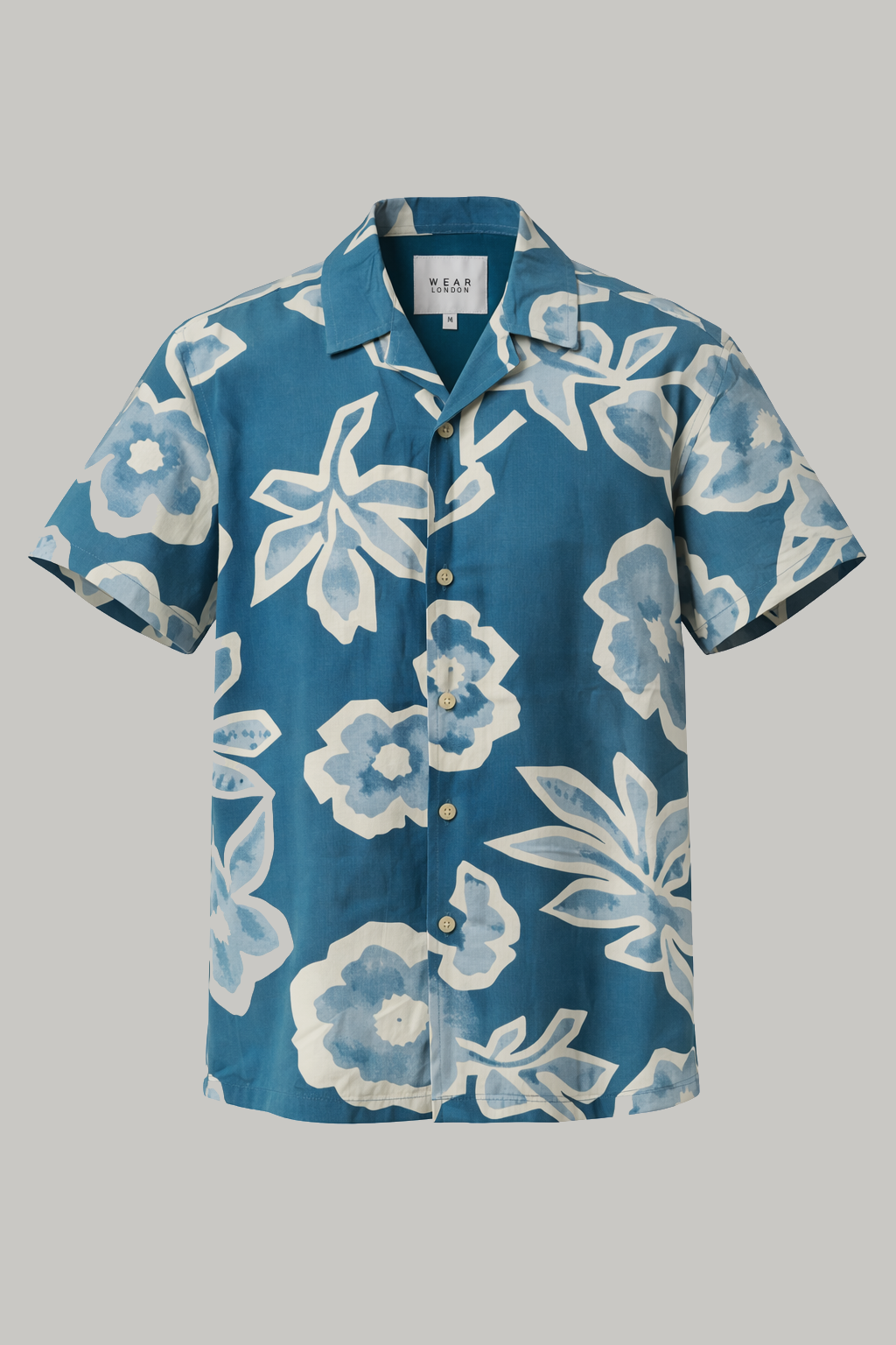 Dano Short Sleeve Shirt - Sky Flower - Wear London