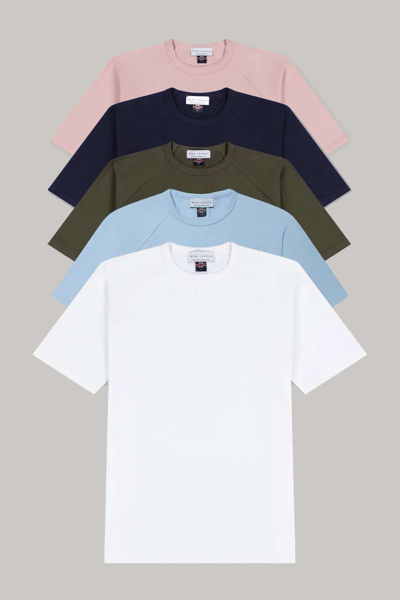 Hoxton T-shirt - Muscle Fit - 5 Pack - Wear London