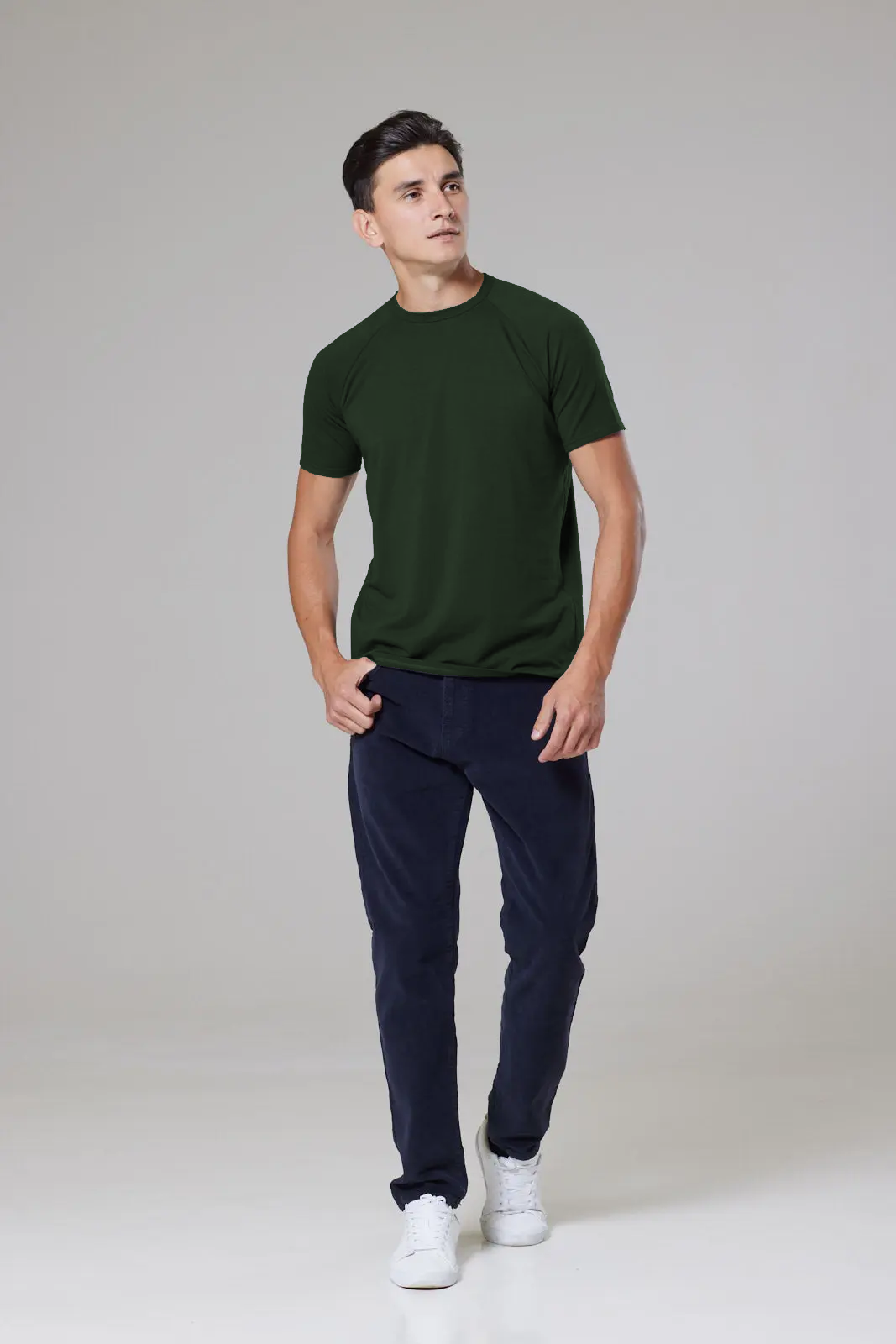 Hoxton T-shirt - Bottle Green - Wear London