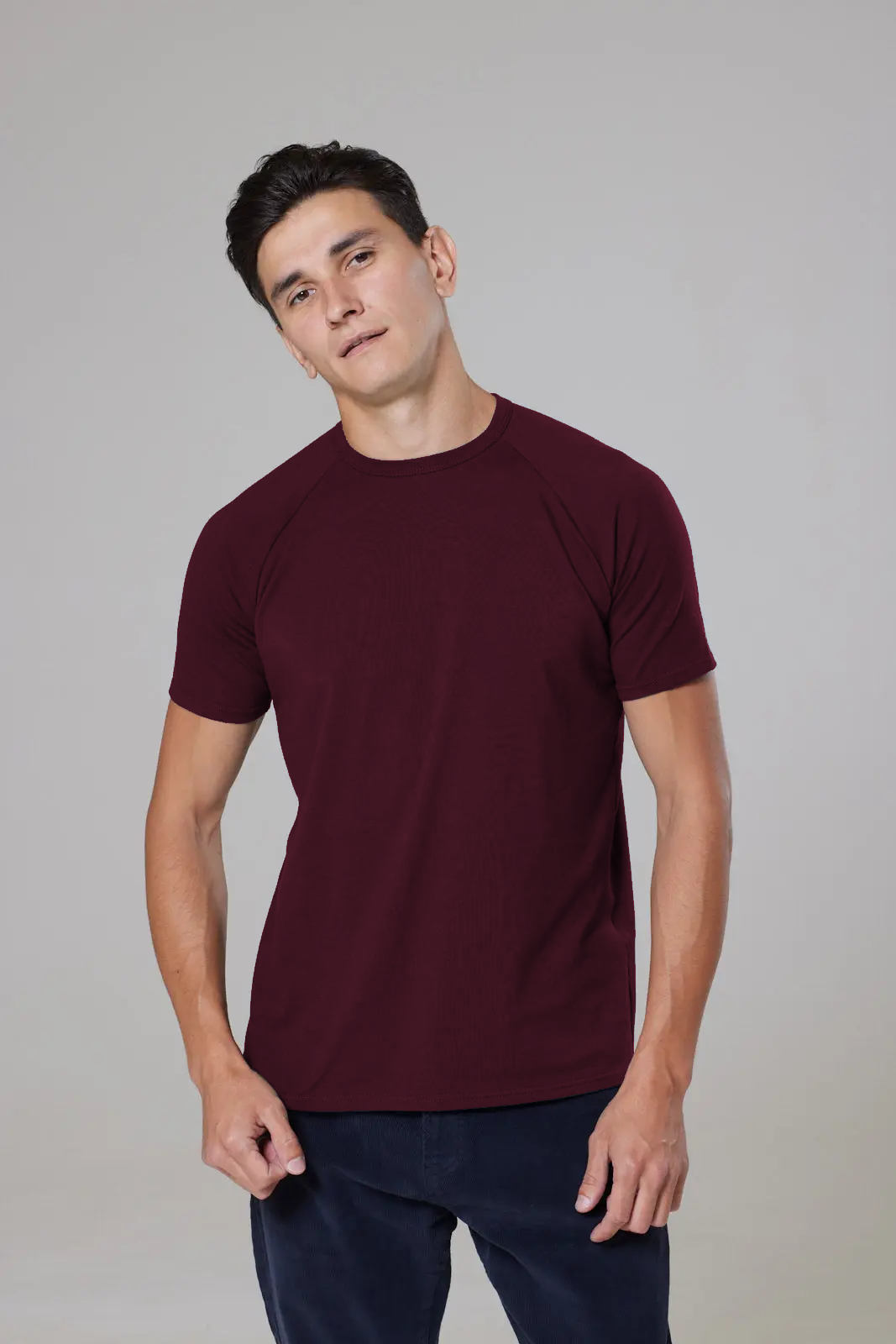 Hoxton T-Shirt - Burgundy - Wear London