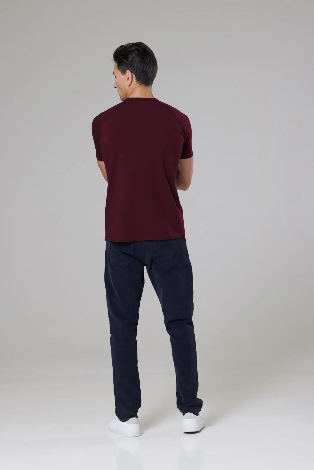 Hoxton T-Shirt - Burgundy - Wear London