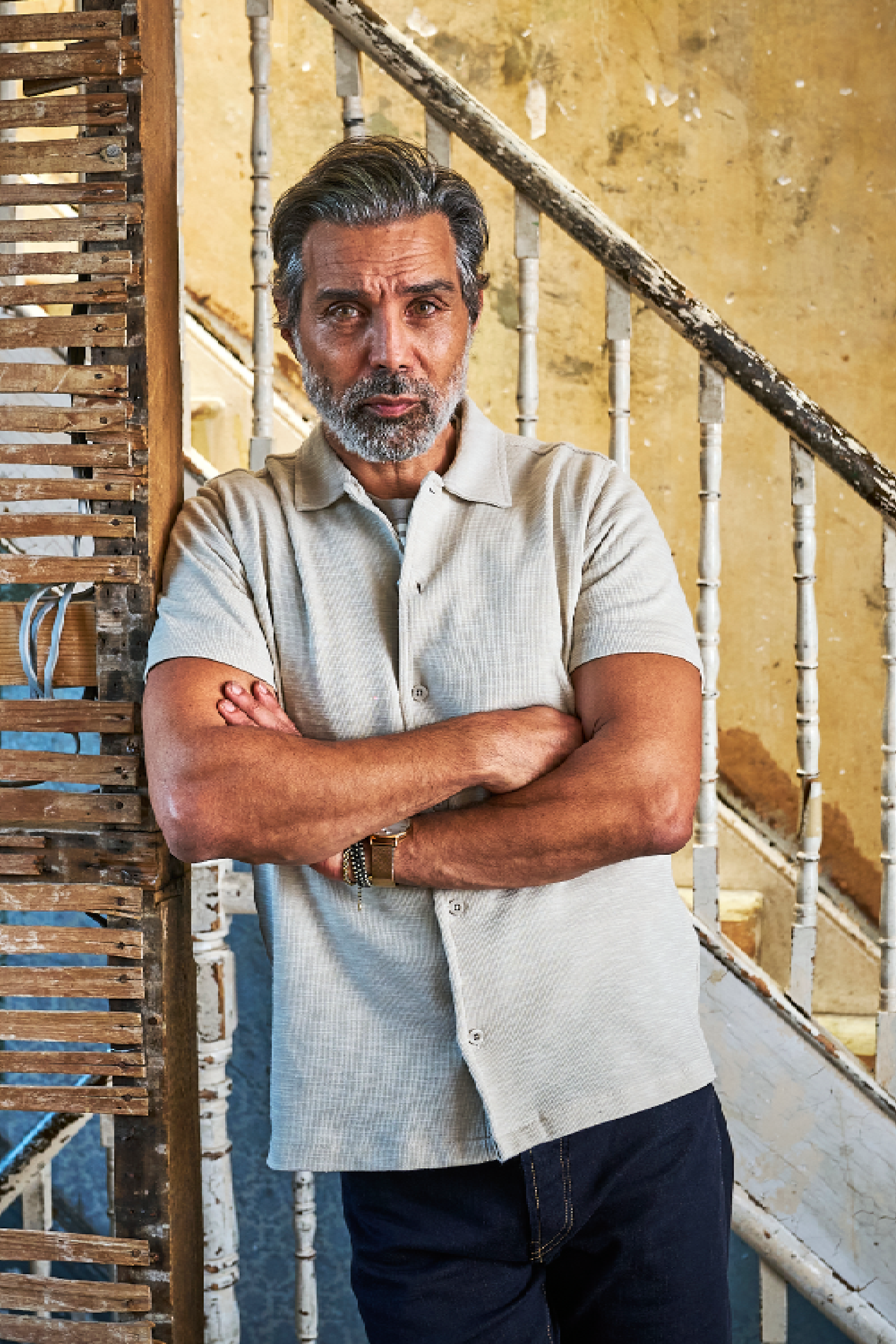 Kane - Revere Short Sleeve Shirt - Stone - Wear London