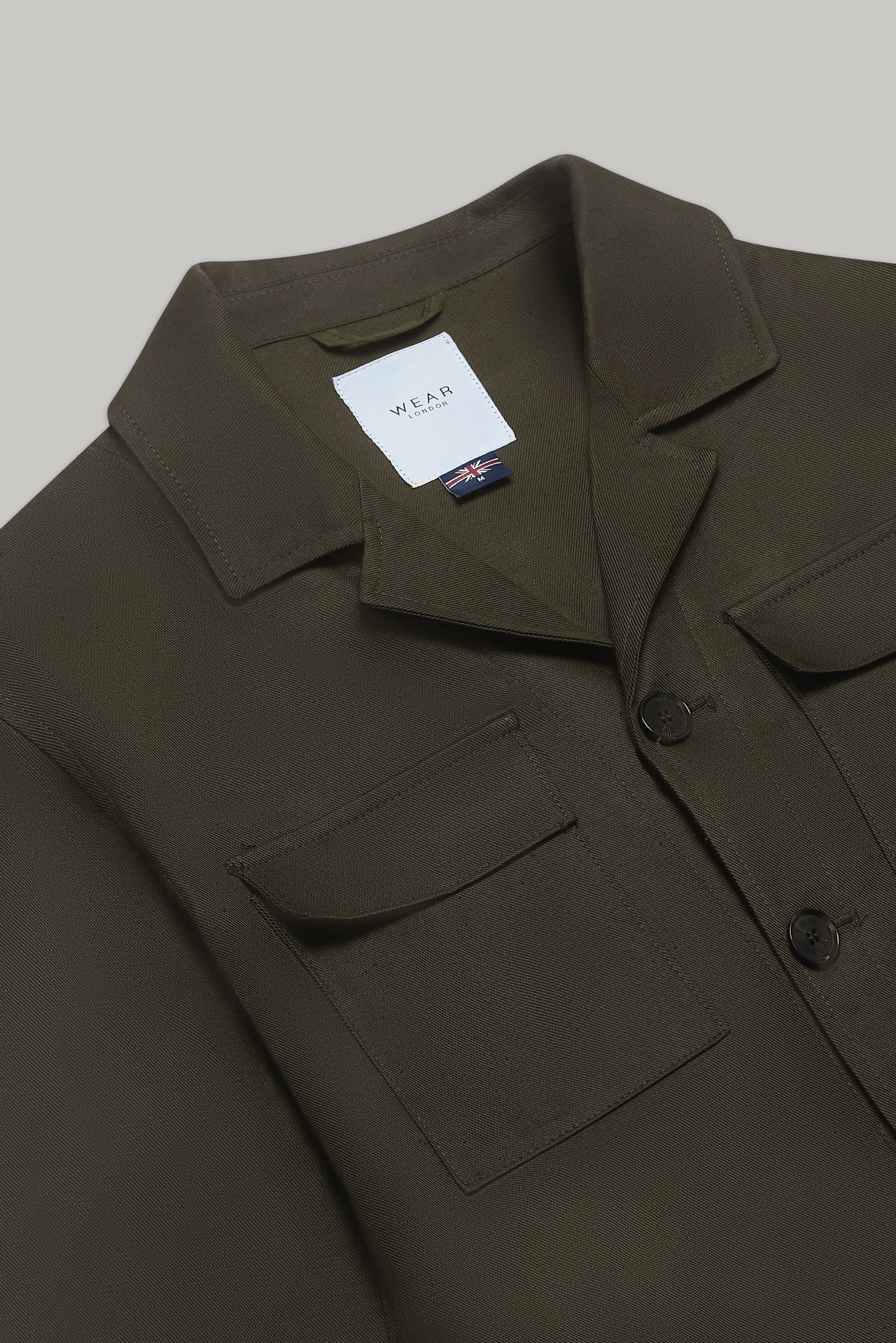 Mark Shacket - Olive Cotton Linen - Wear London