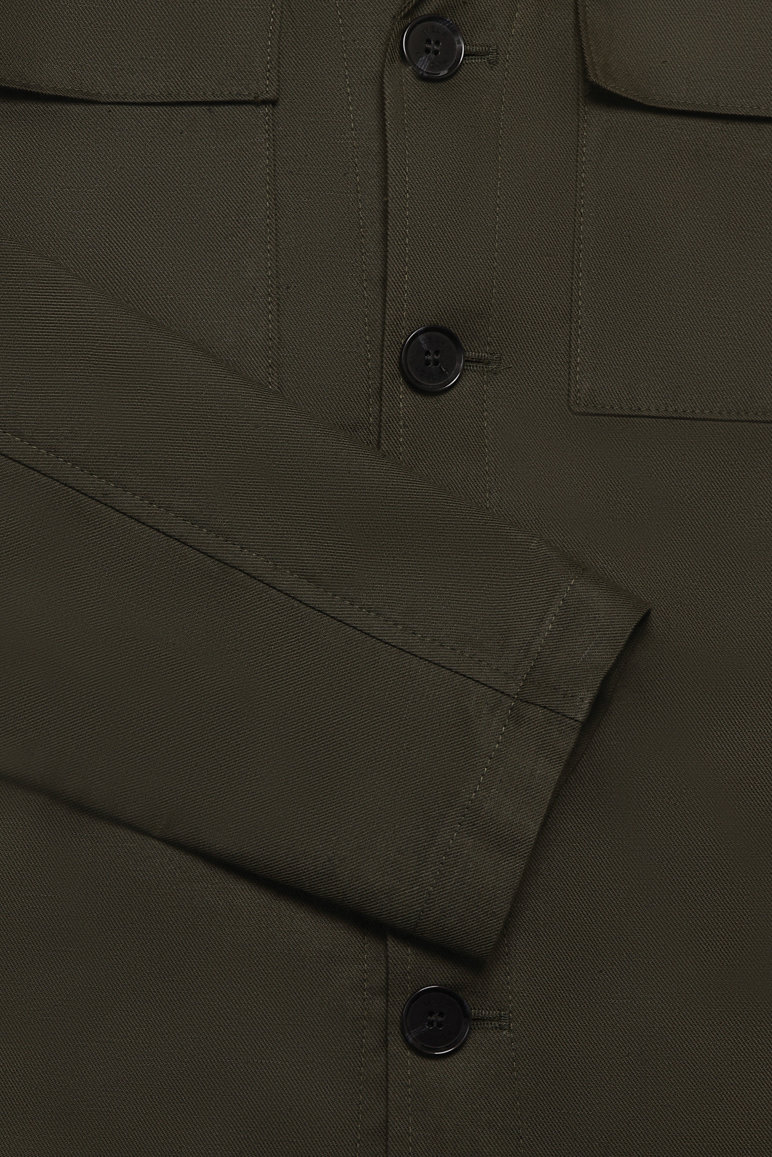 Mark Shacket - Olive Cotton Linen - Wear London