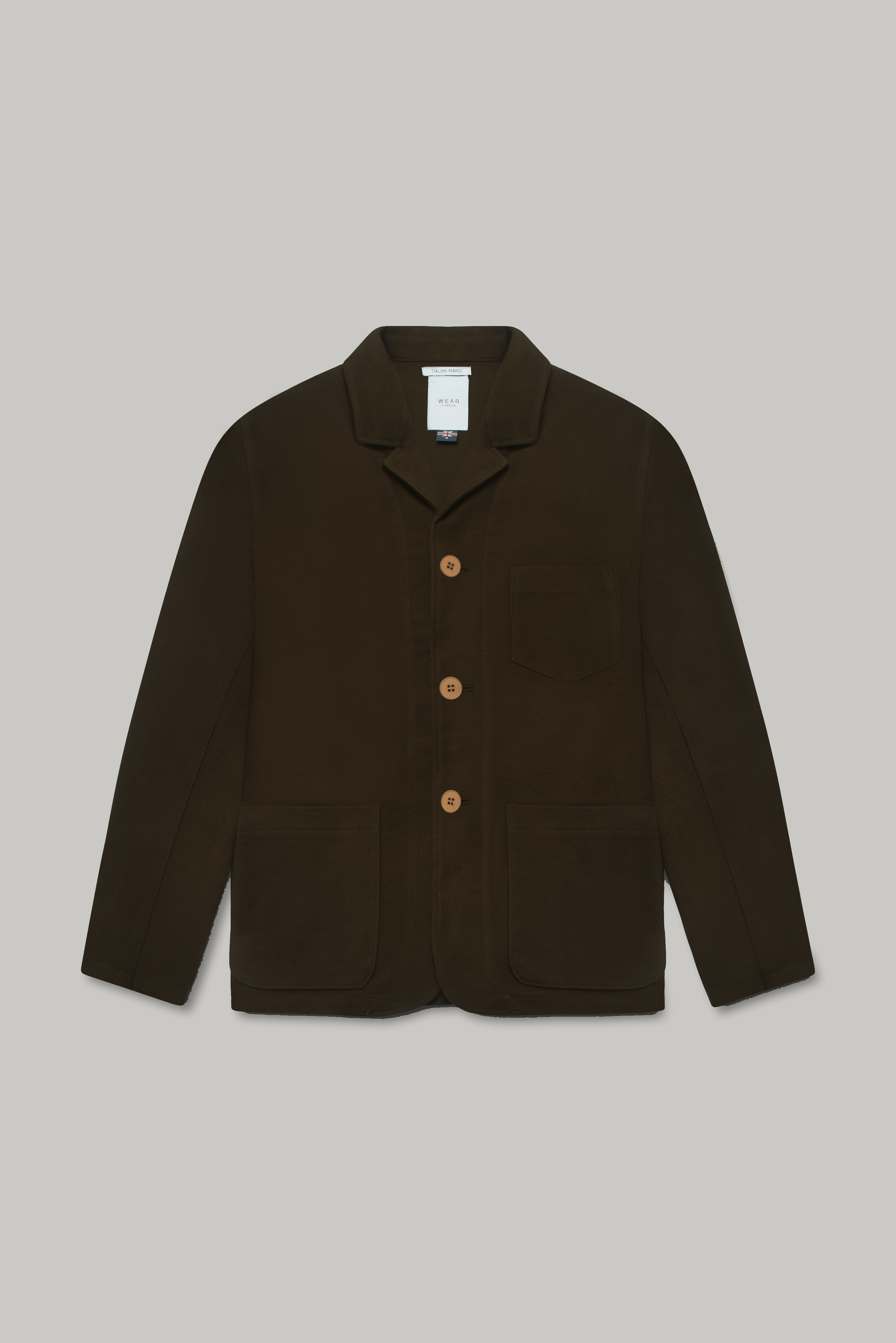 The Pearlman Casual Blazer - Chocolate Moleskin - Wear London