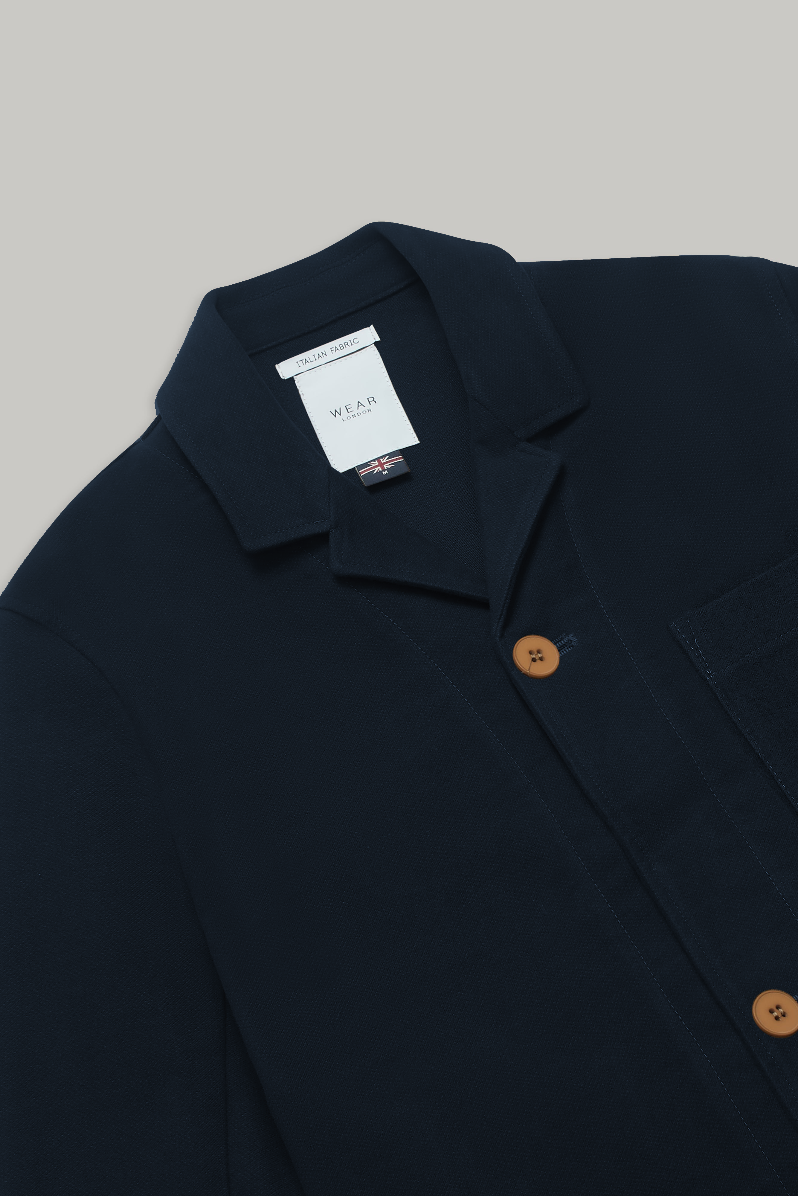 The Pearlman Casual Blazer - Navy Moleskin - Wear London