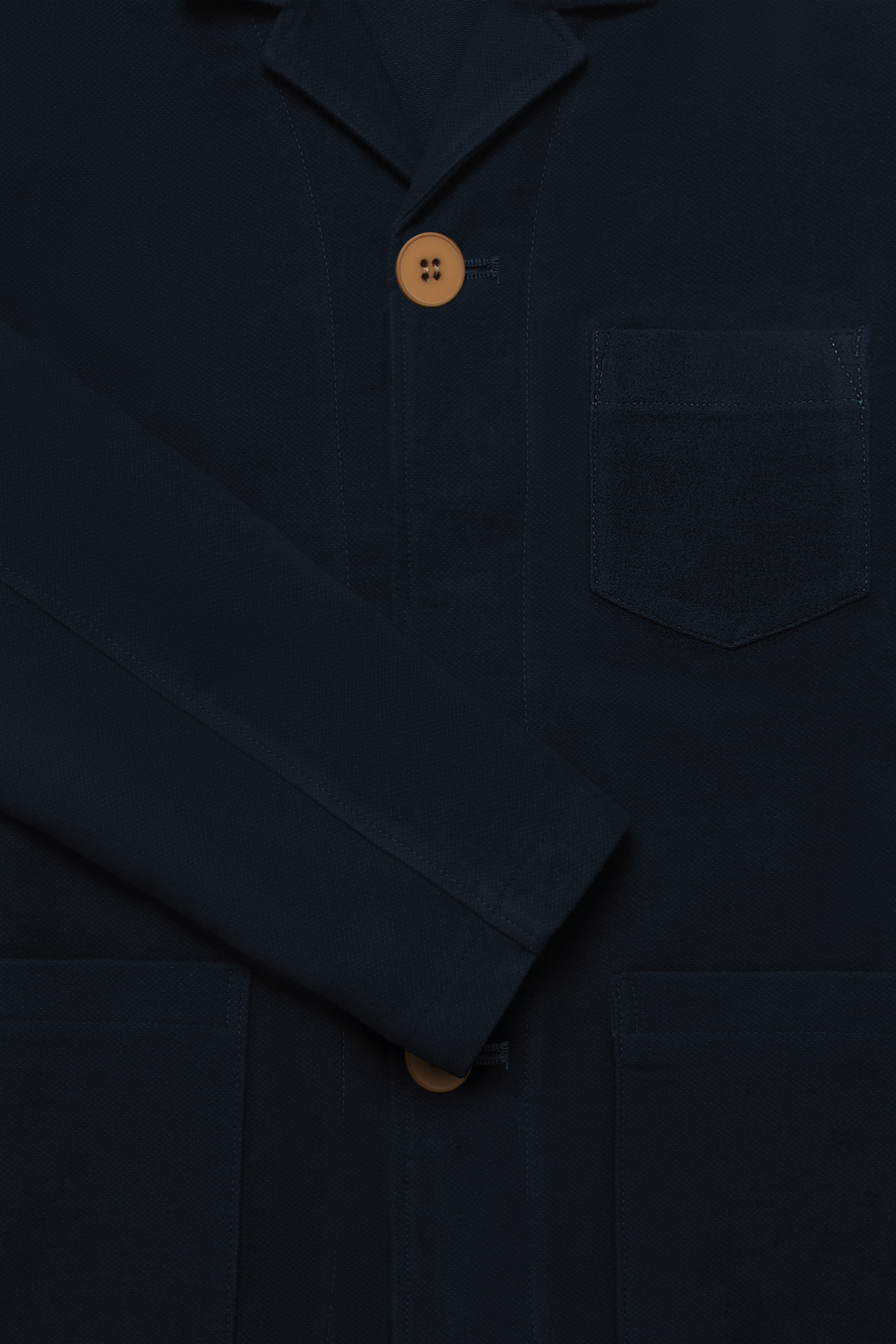 The Pearlman Casual Blazer - Navy Moleskin - Wear London
