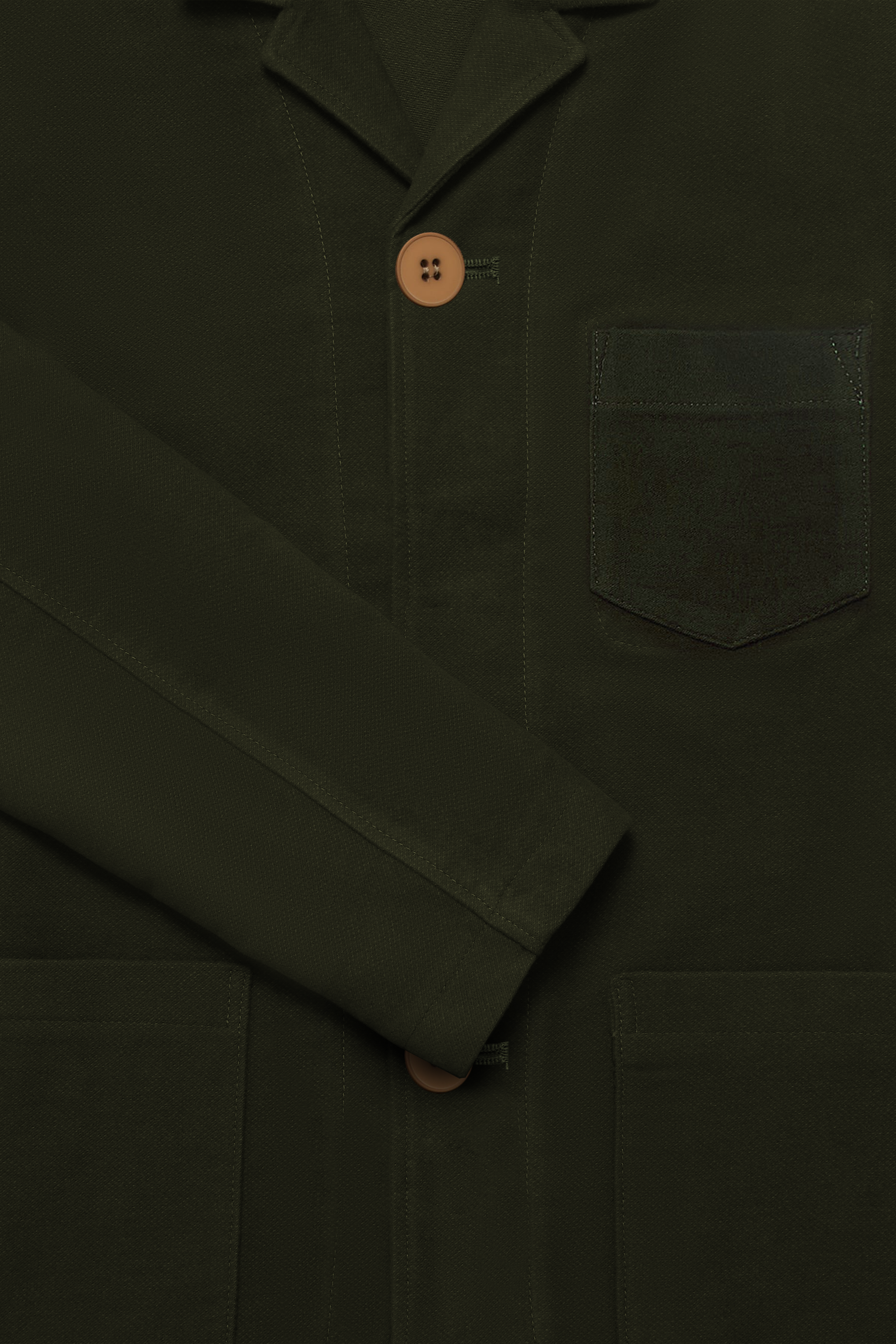 The Pearlman Casual Blazer - Olive Moleskin - Wear London