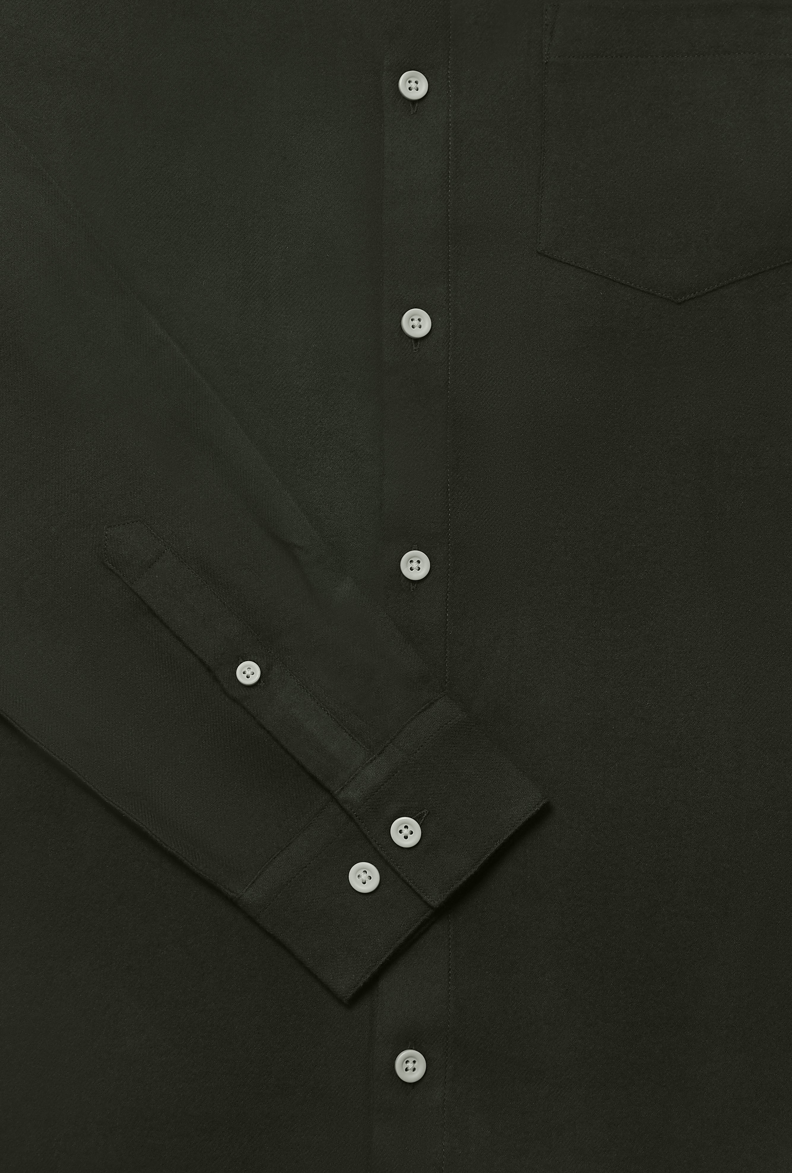 Bobby Flannel Shirt - Dark Khaki - Wear London