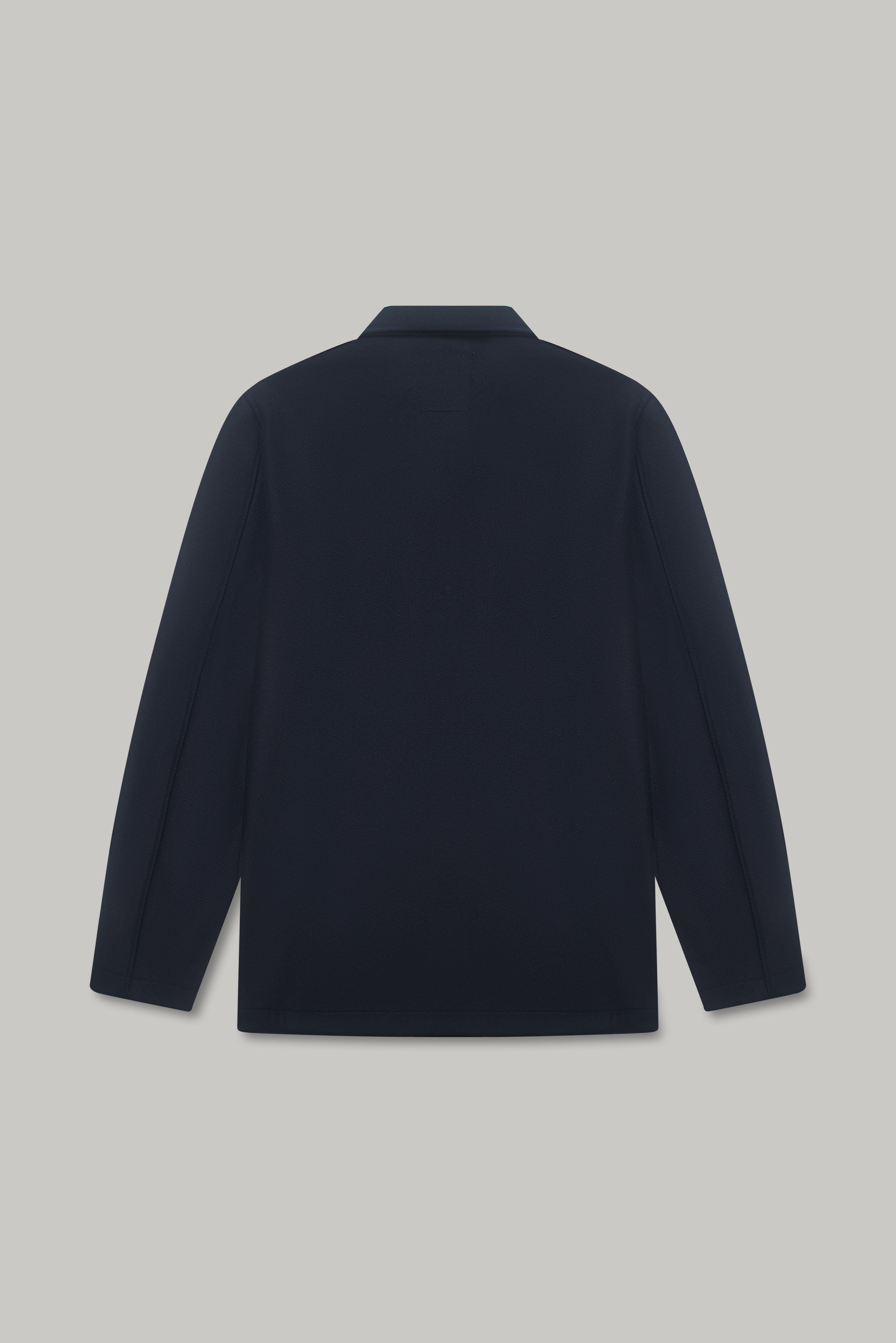 Chiltern Shacket Sleeve Lining - Birbo Twill Navy - Wear London