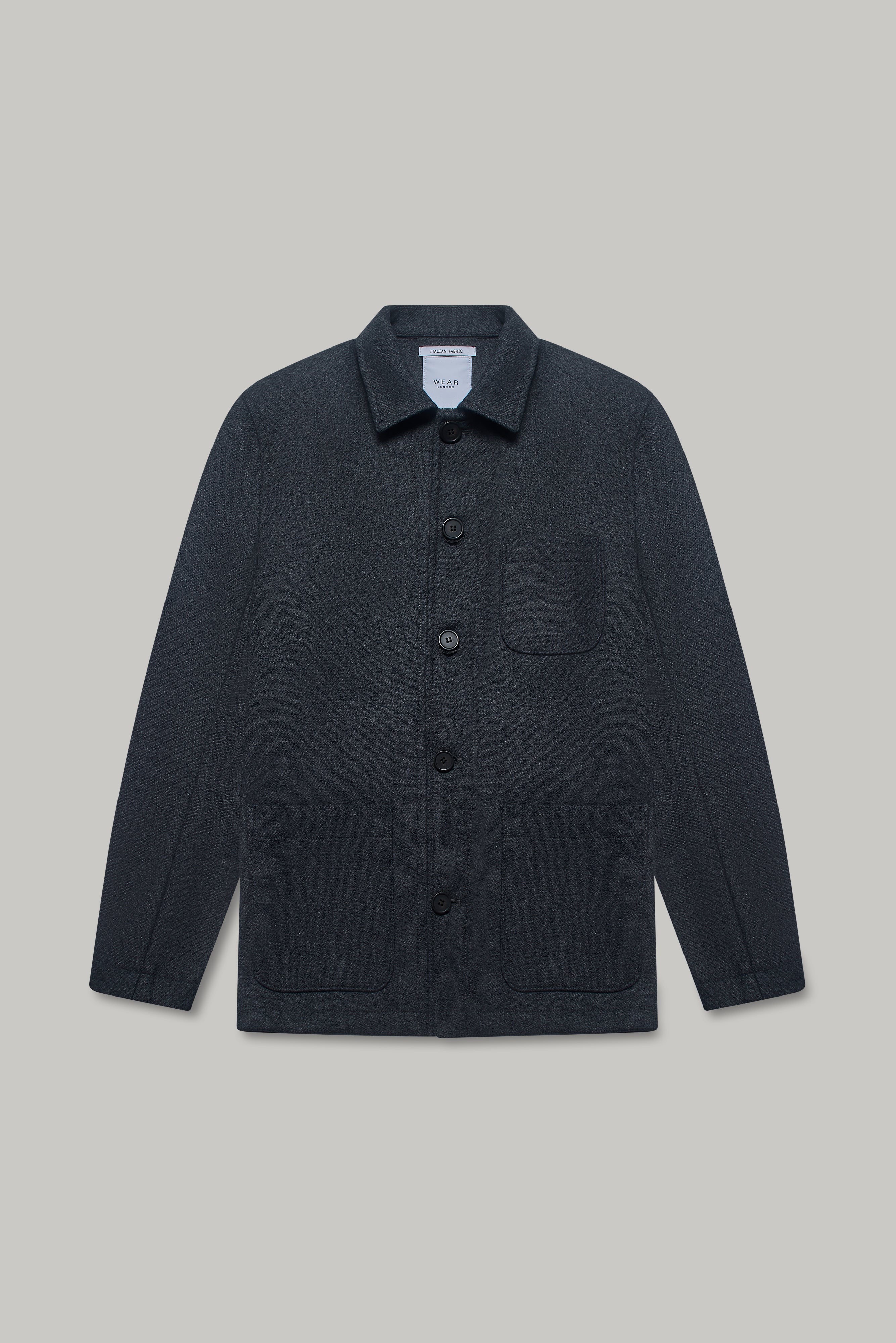 Chiltern Shacket Sleeve Lining - Birbo Twill Grey - Wear London