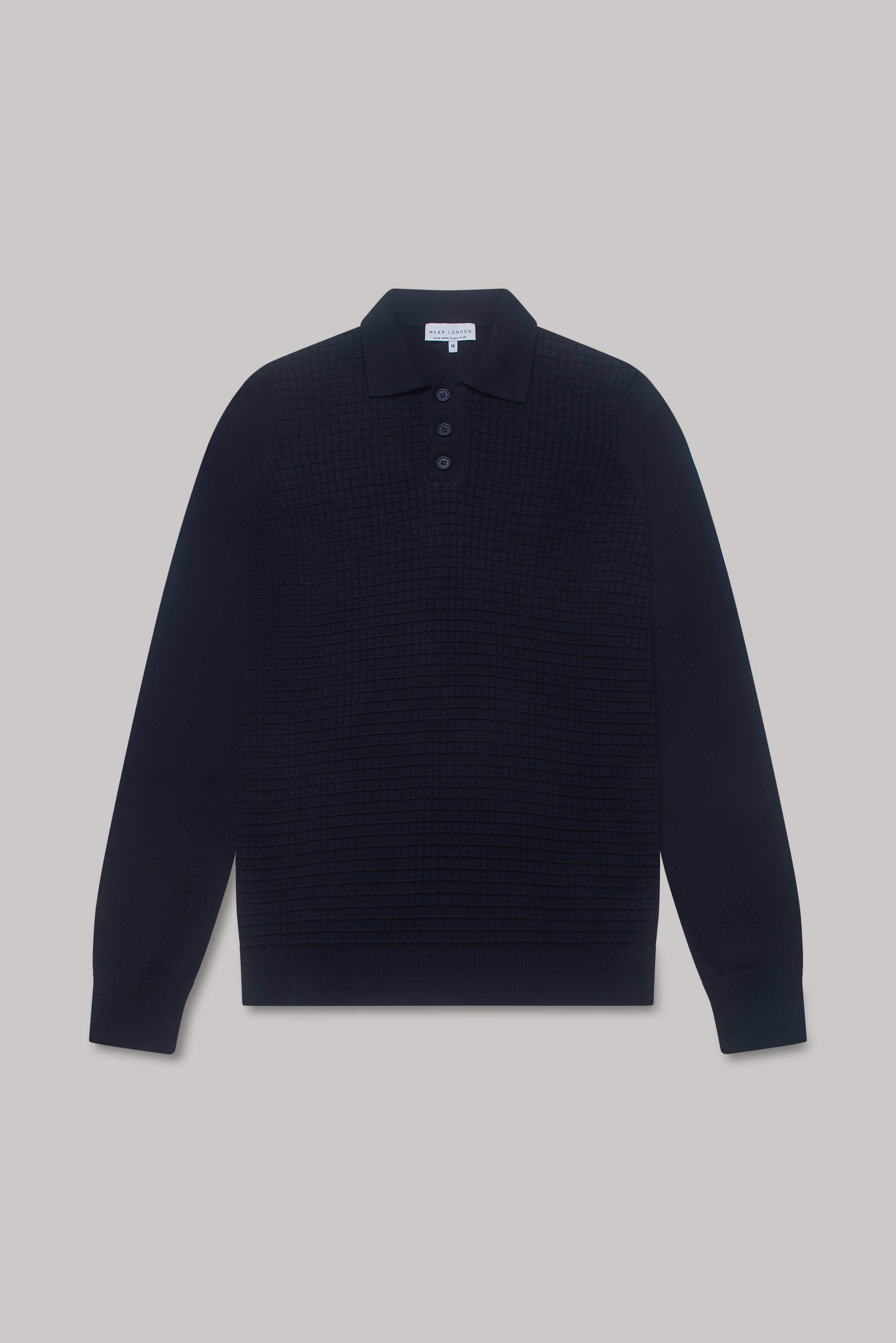Albert - Jacquard Knitwear - Navy - Wear London