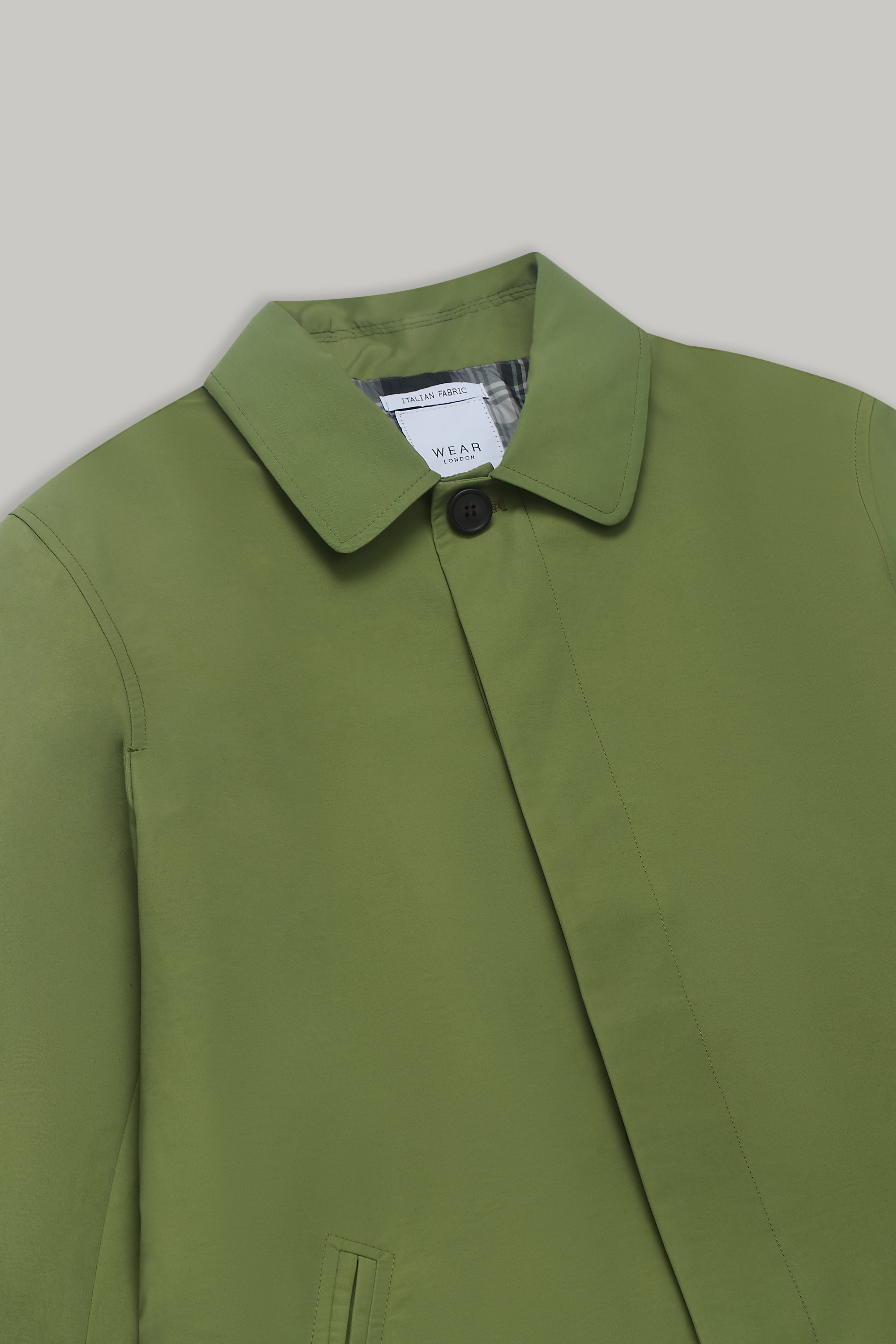 London Rain Mac - Pistachio - Wear London