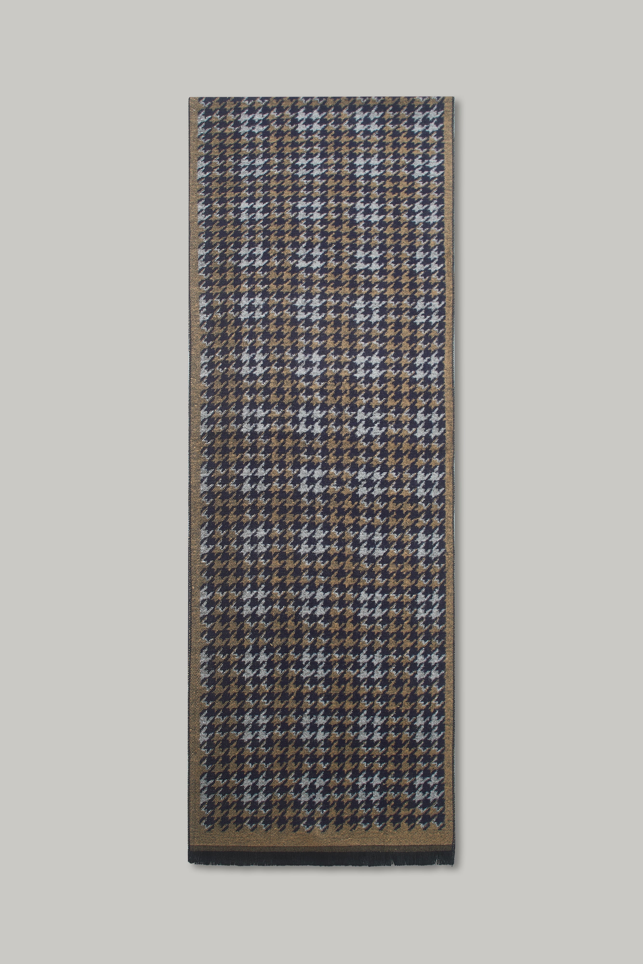 Scarf - Dogtooth Camel - Wear London