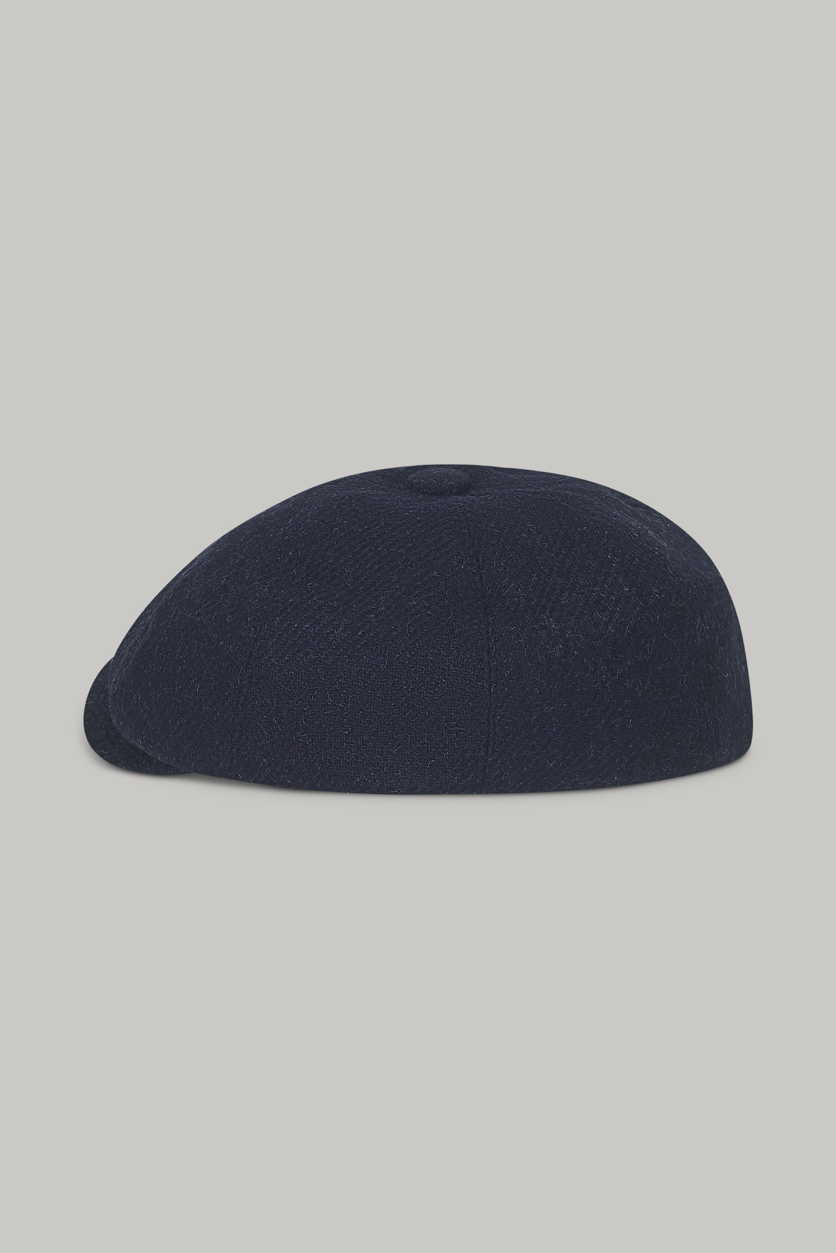 Baker Boy Hat - Plain Navy 100% Wool - Wear London