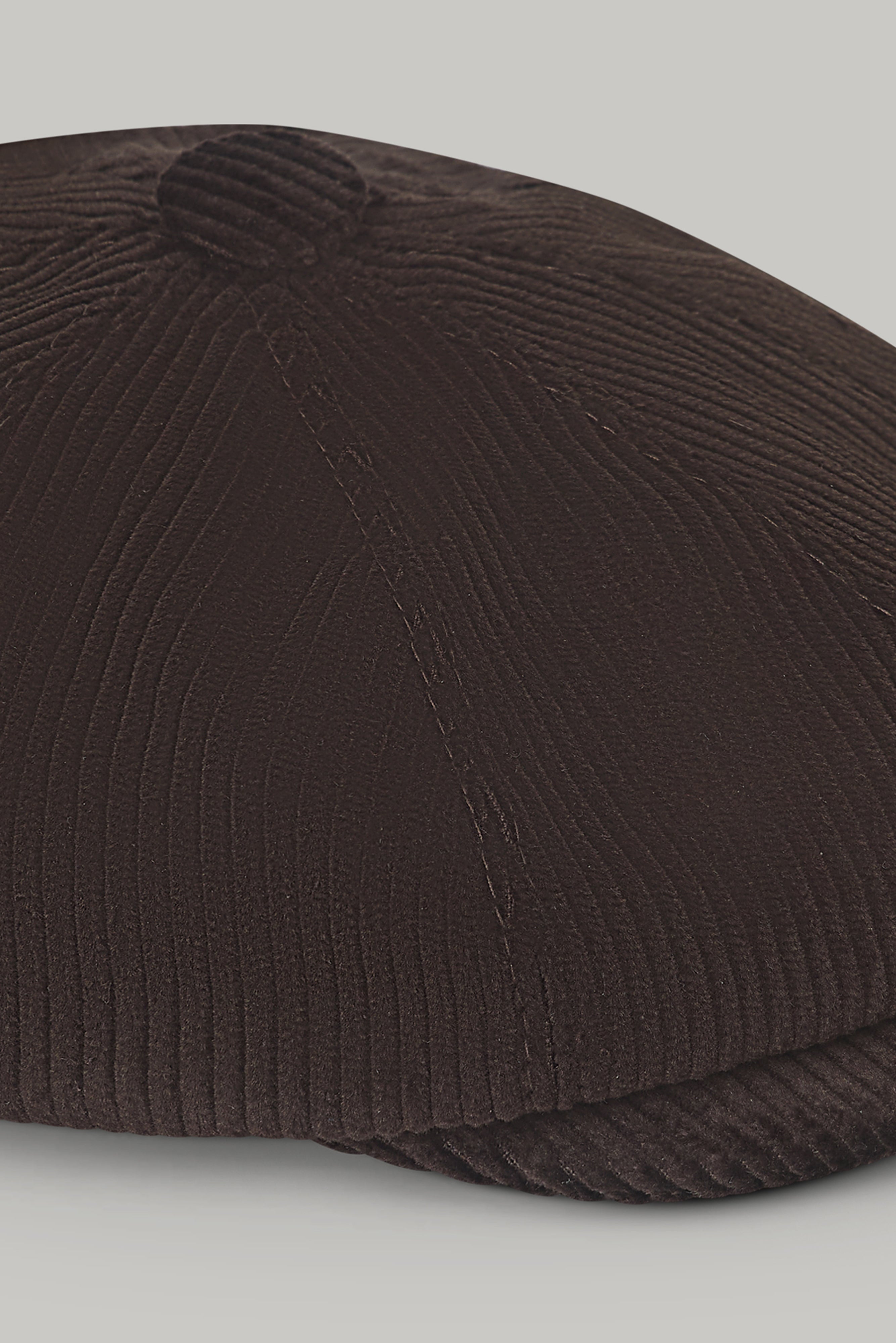 Baker Boy Hat - Corduroy Chocolate - Wear London
