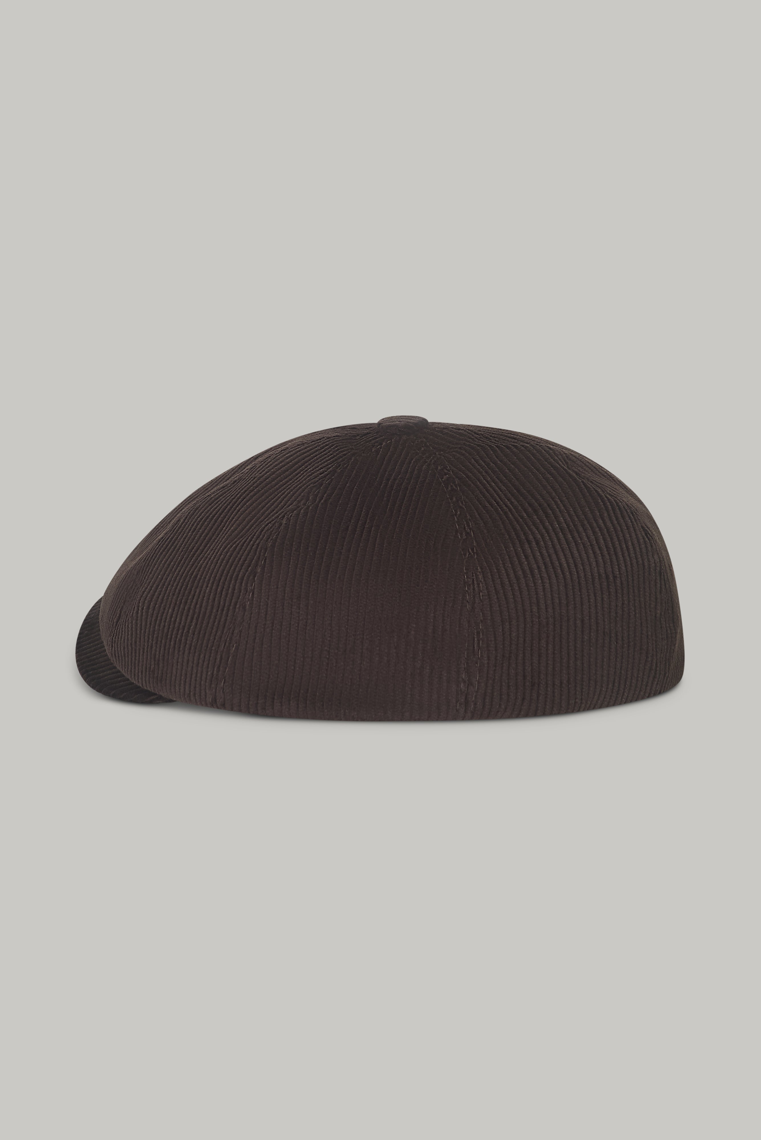 Baker Boy Hat - Corduroy Chocolate - Wear London