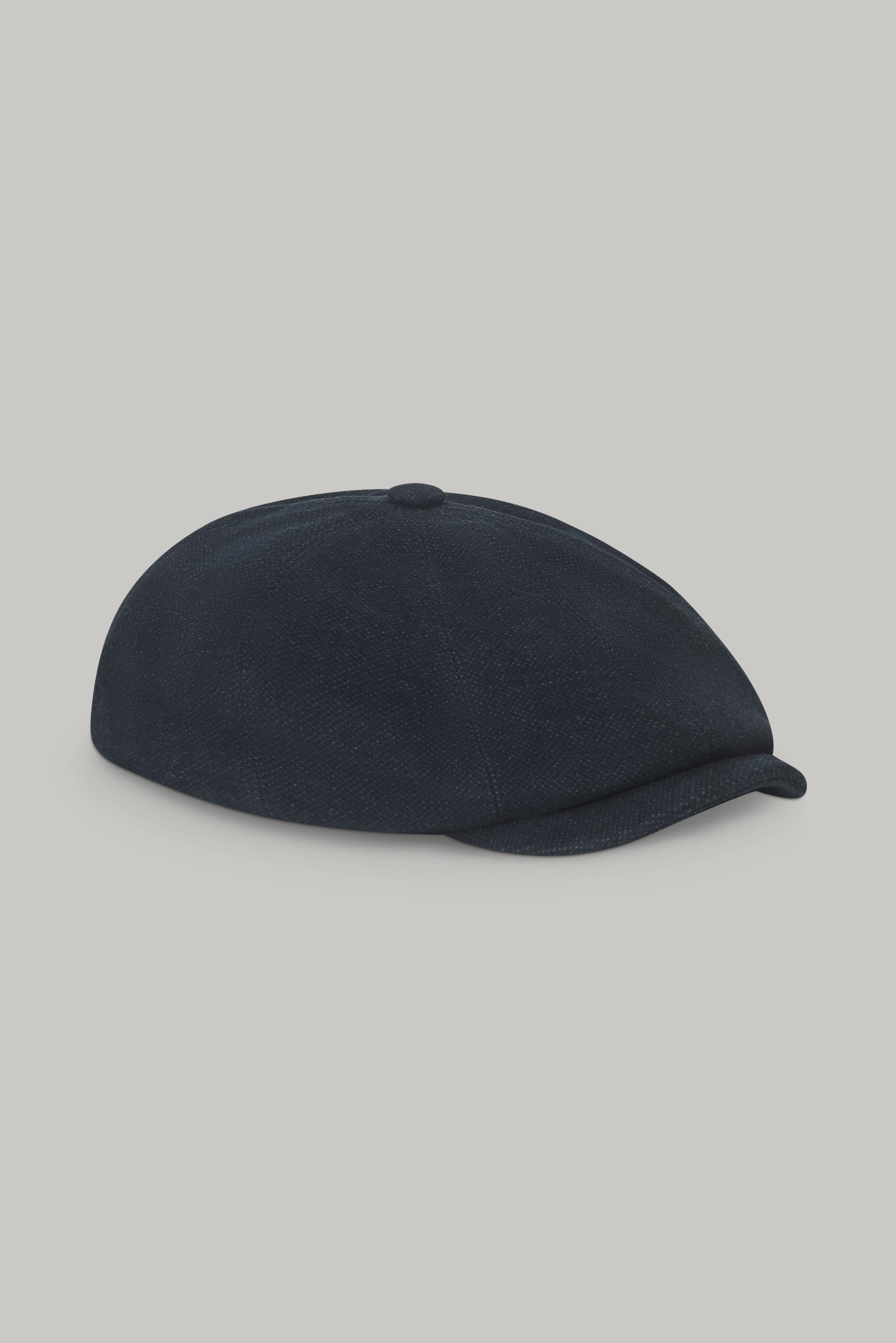 Baker Boy Hat - Navy Moleskin Pindot - Wear London